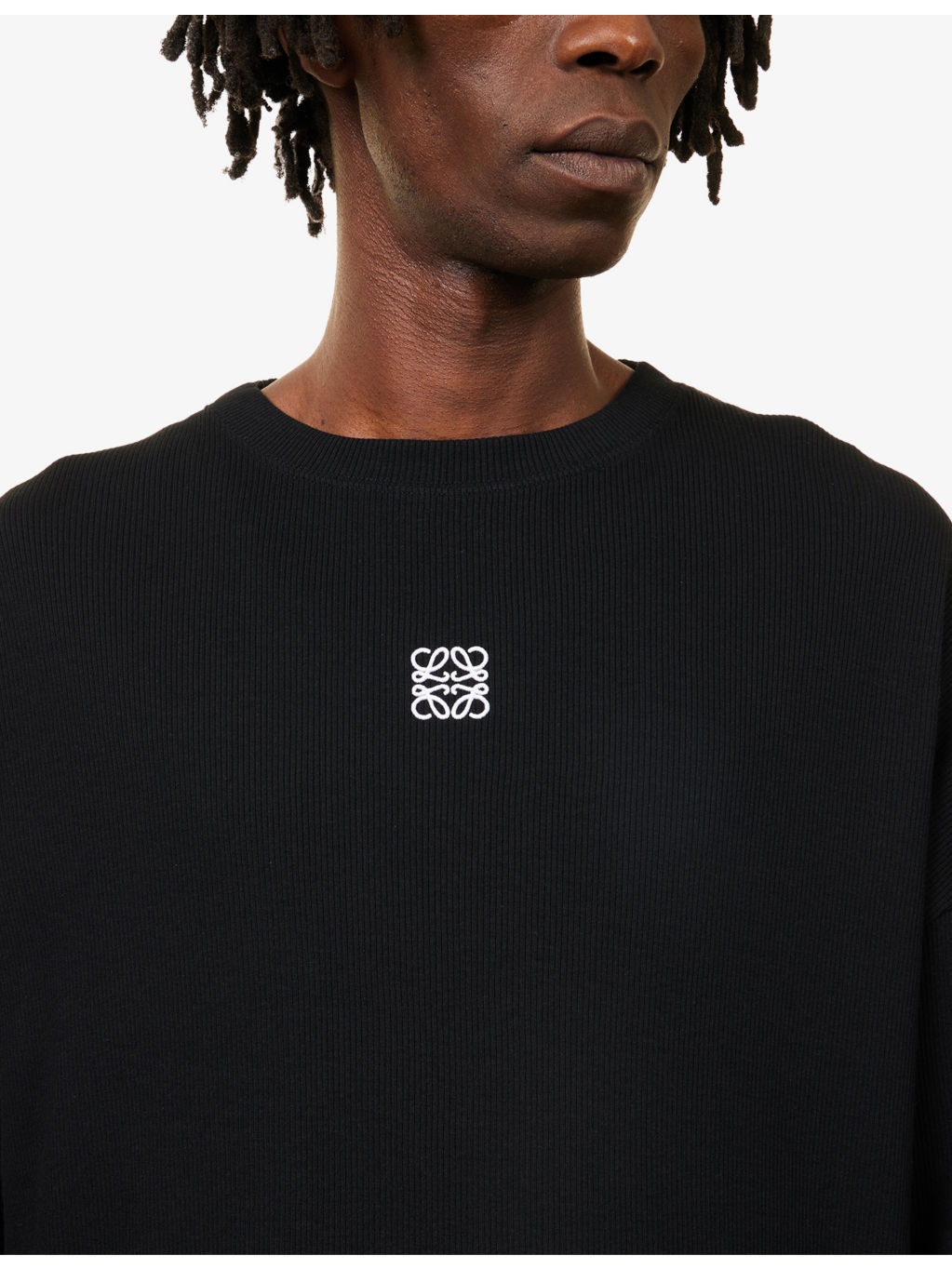 Ribbed Long-Sleeve Cotton-Jersey T-Shirt - 5