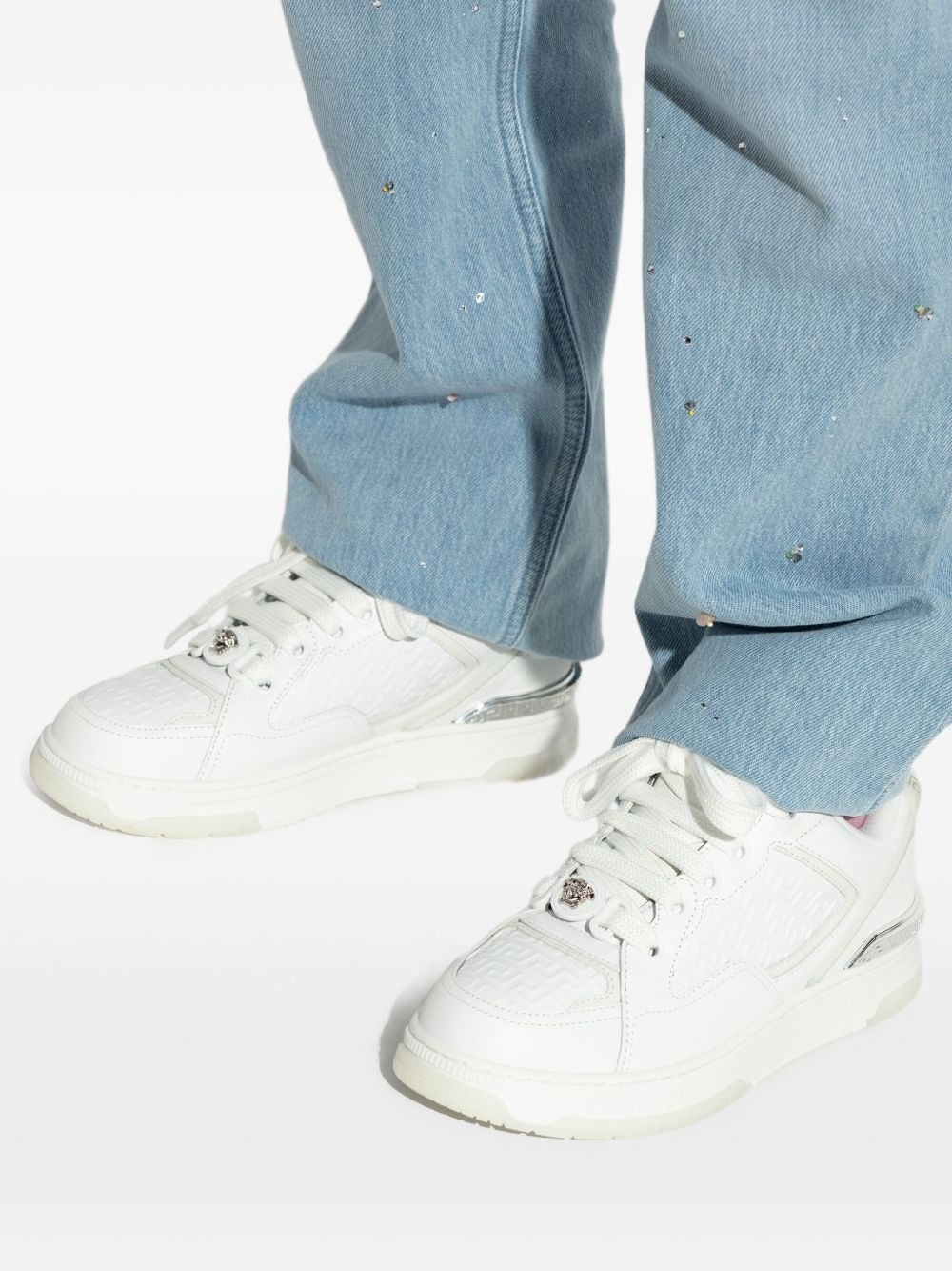 leather sneakers - 5