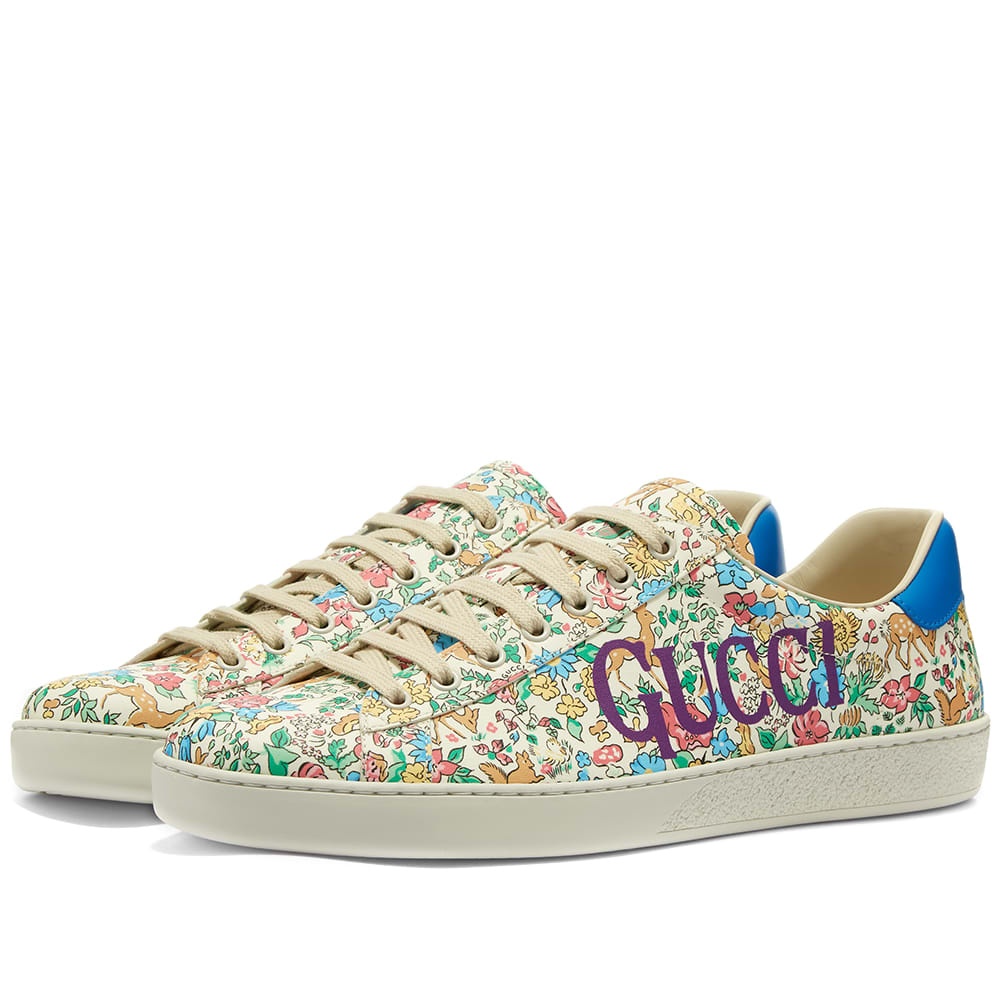 Gucci Liberty Logo Printed New Ace Sneaker - 1