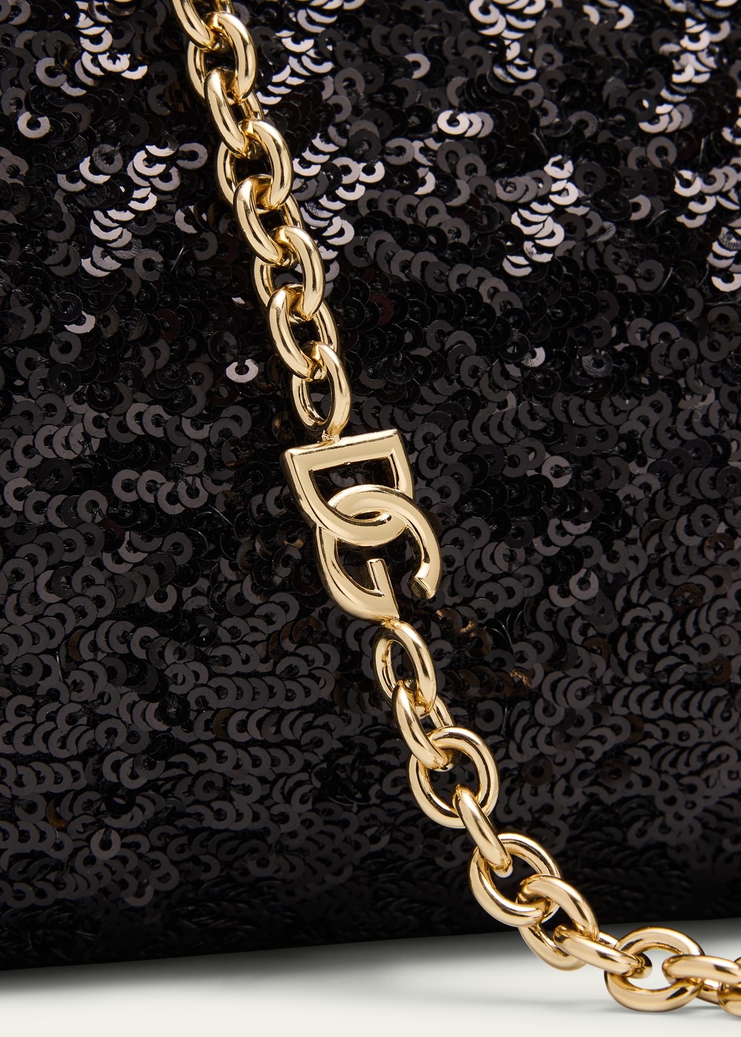Marlene Medium Sequined Clutch Bag - 5