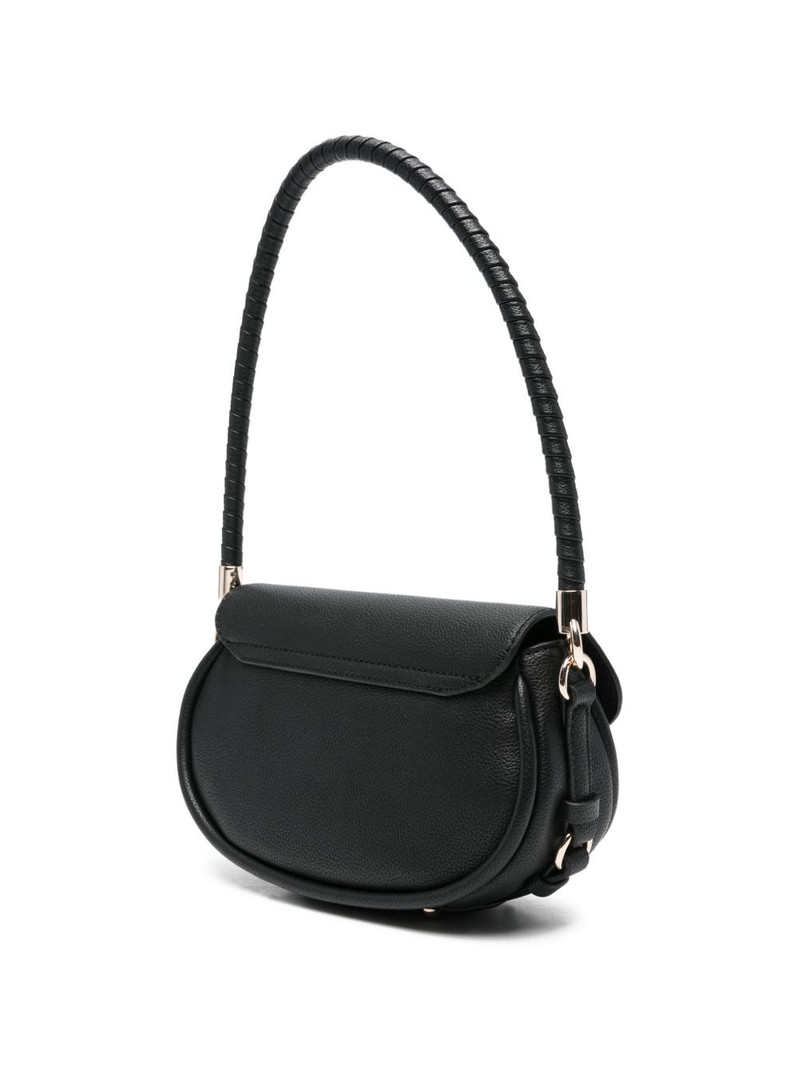 GUESS USA Danya triangle logo leather tote bag outlook