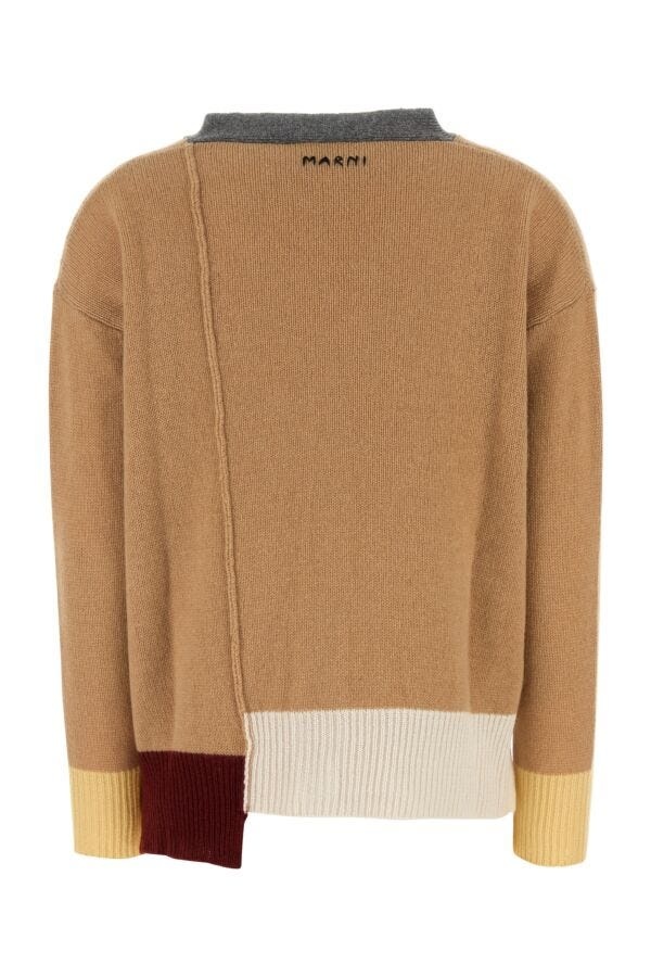 Camel cashmere cardigan - 2