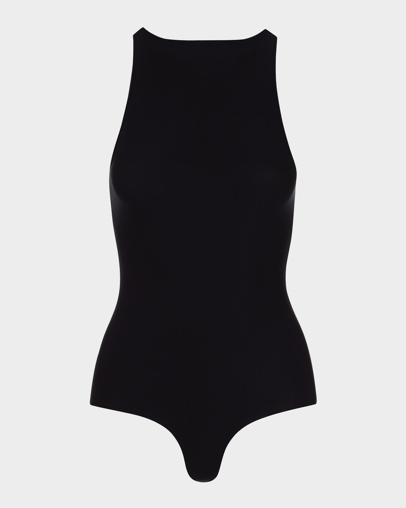 Butter Sleeveless Crewneck Thong Bodysuit 1