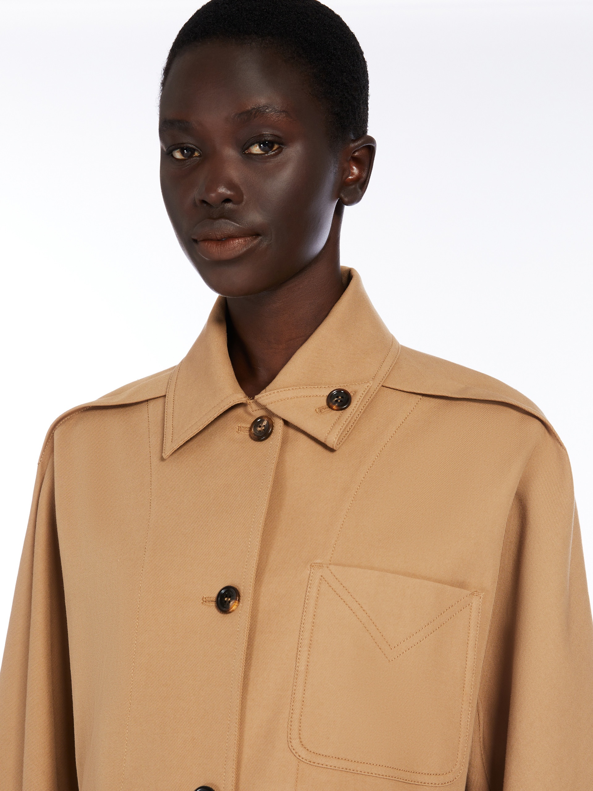 SMALTO Stretch twill short jacket - 5