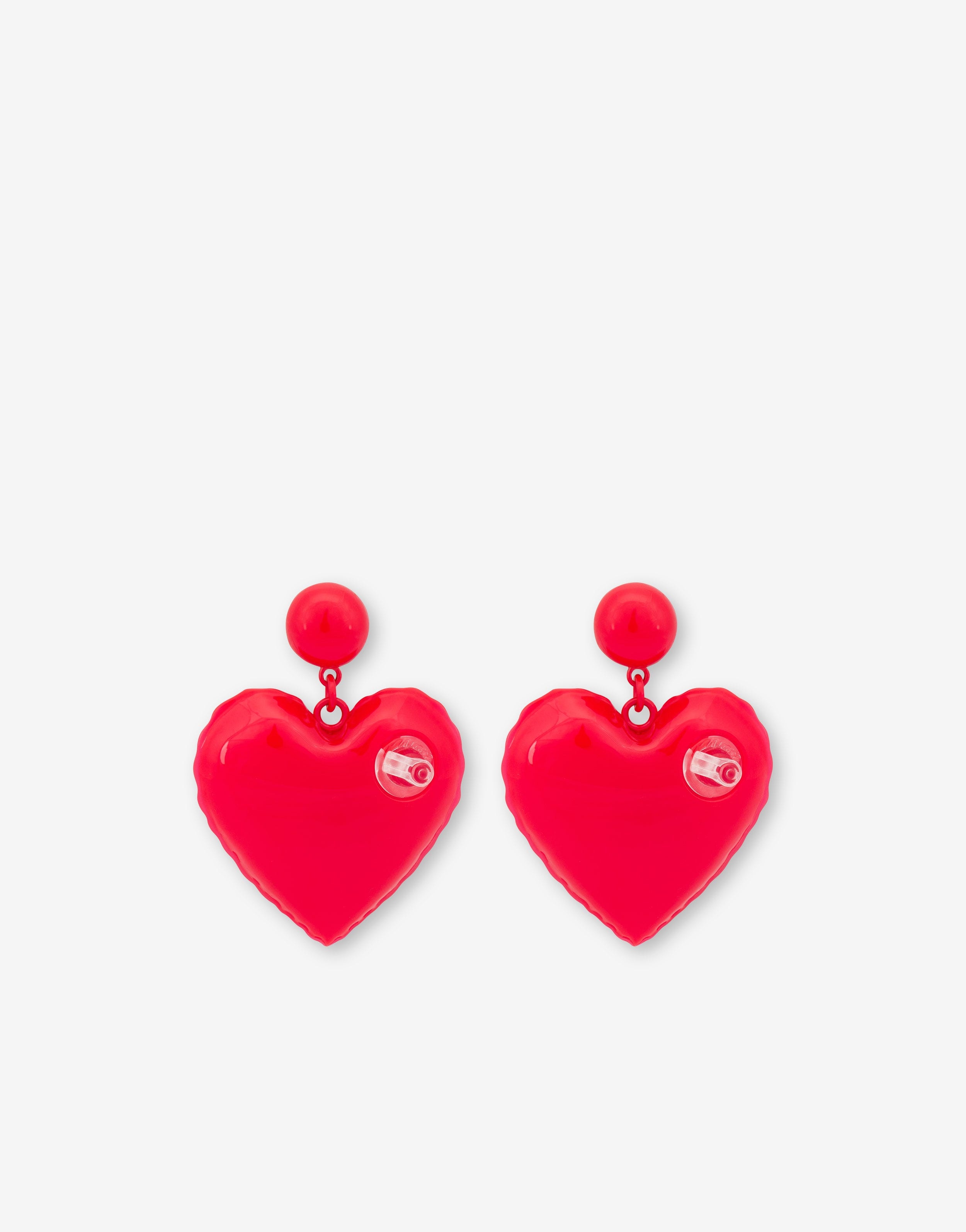 INFLATABLE HEARTS DROP EARRINGS - 1