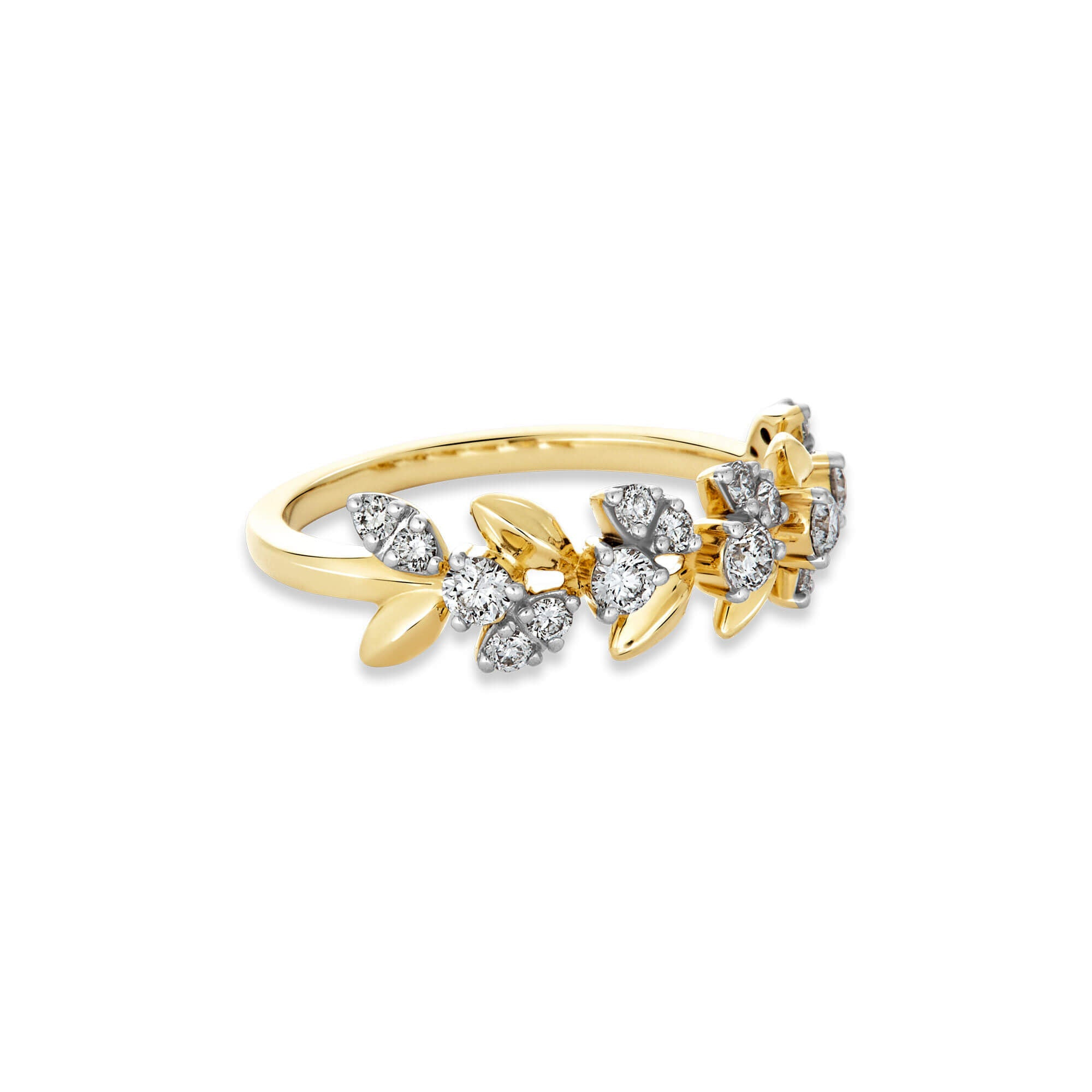 Flower Crown Diamond Ring - 3