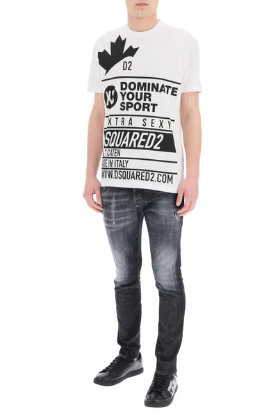 DSQUARED2 EXTRA SEXY LOGO PRINT T-SHIRT outlook