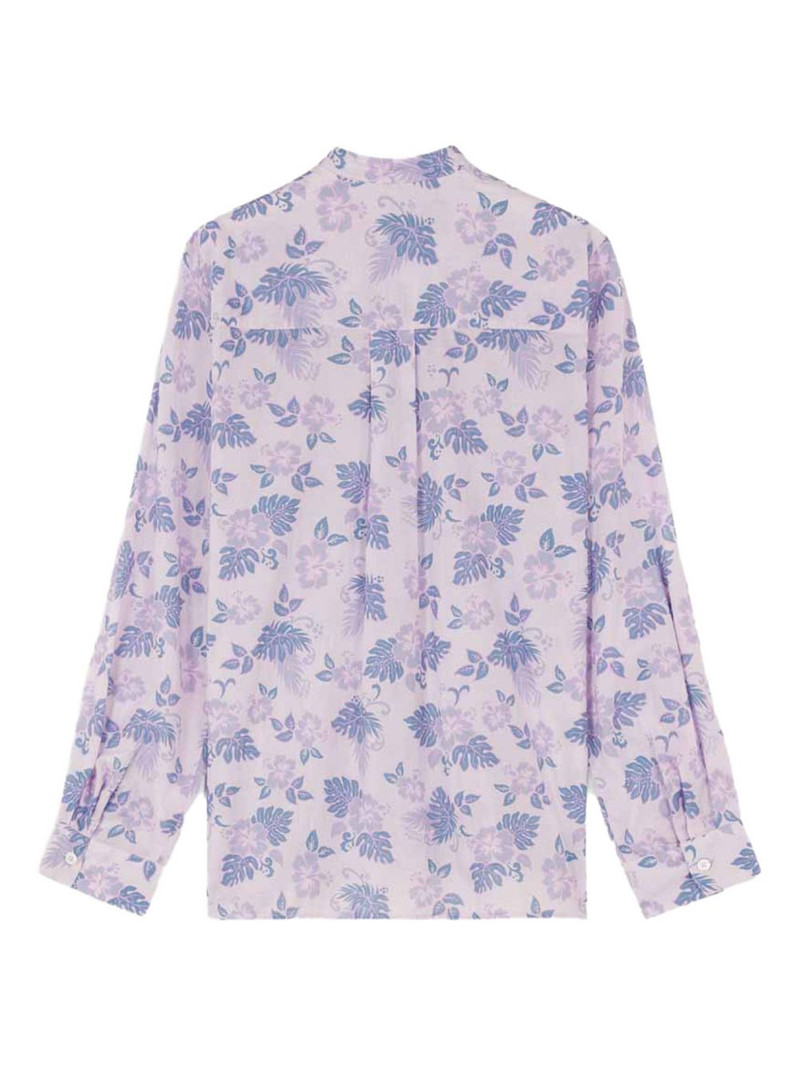 floral pussy-bow top 3