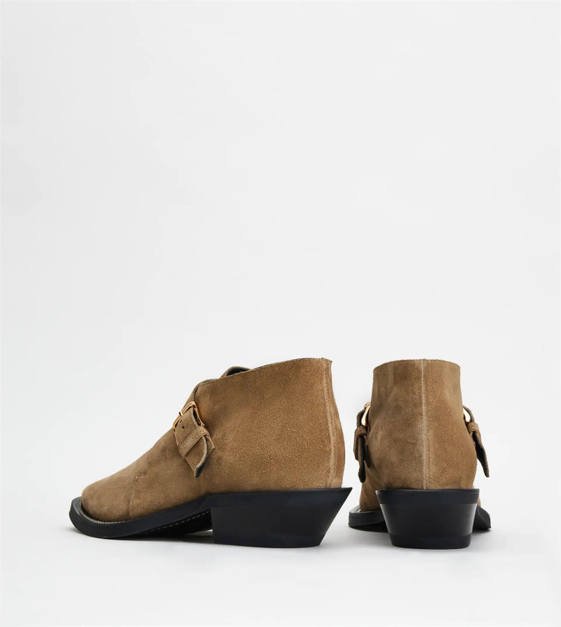 MONKSTRAPS IN SUEDE - BEIGE 3