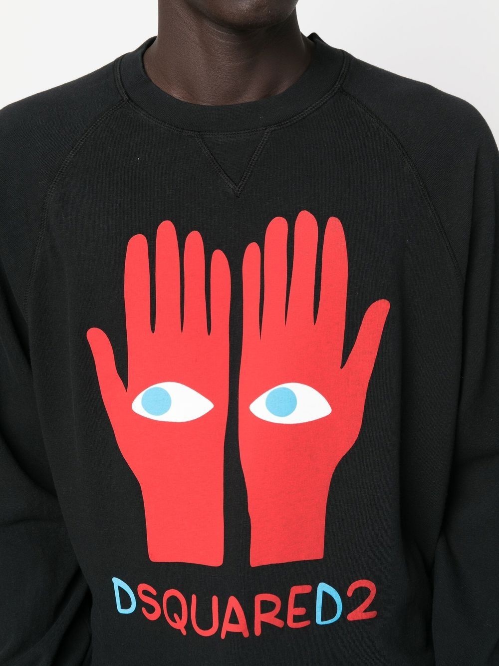 graphic-print logo sweatshirt - 5