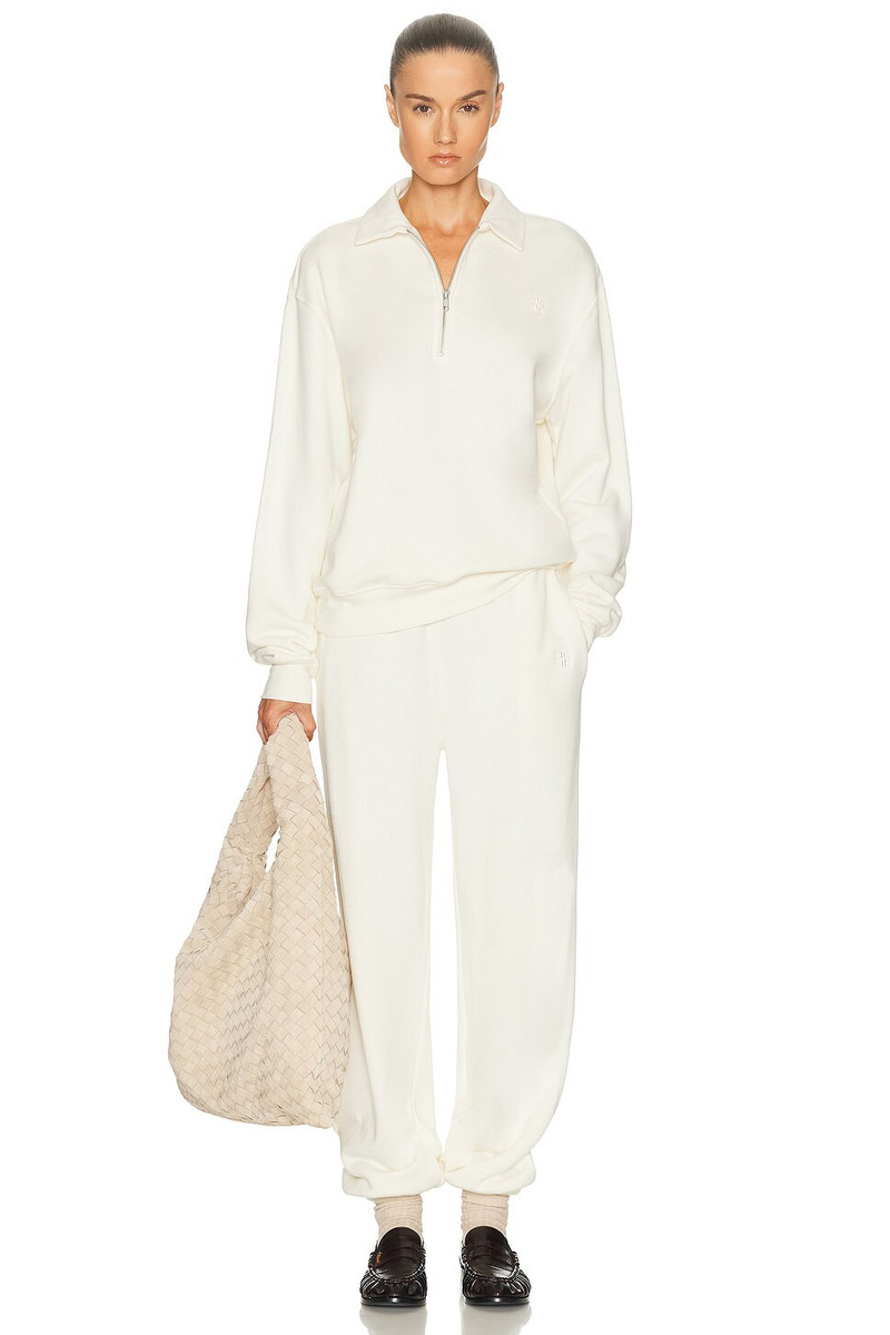 ÉTERNE Zip-up Polo Sweatshirt outlook