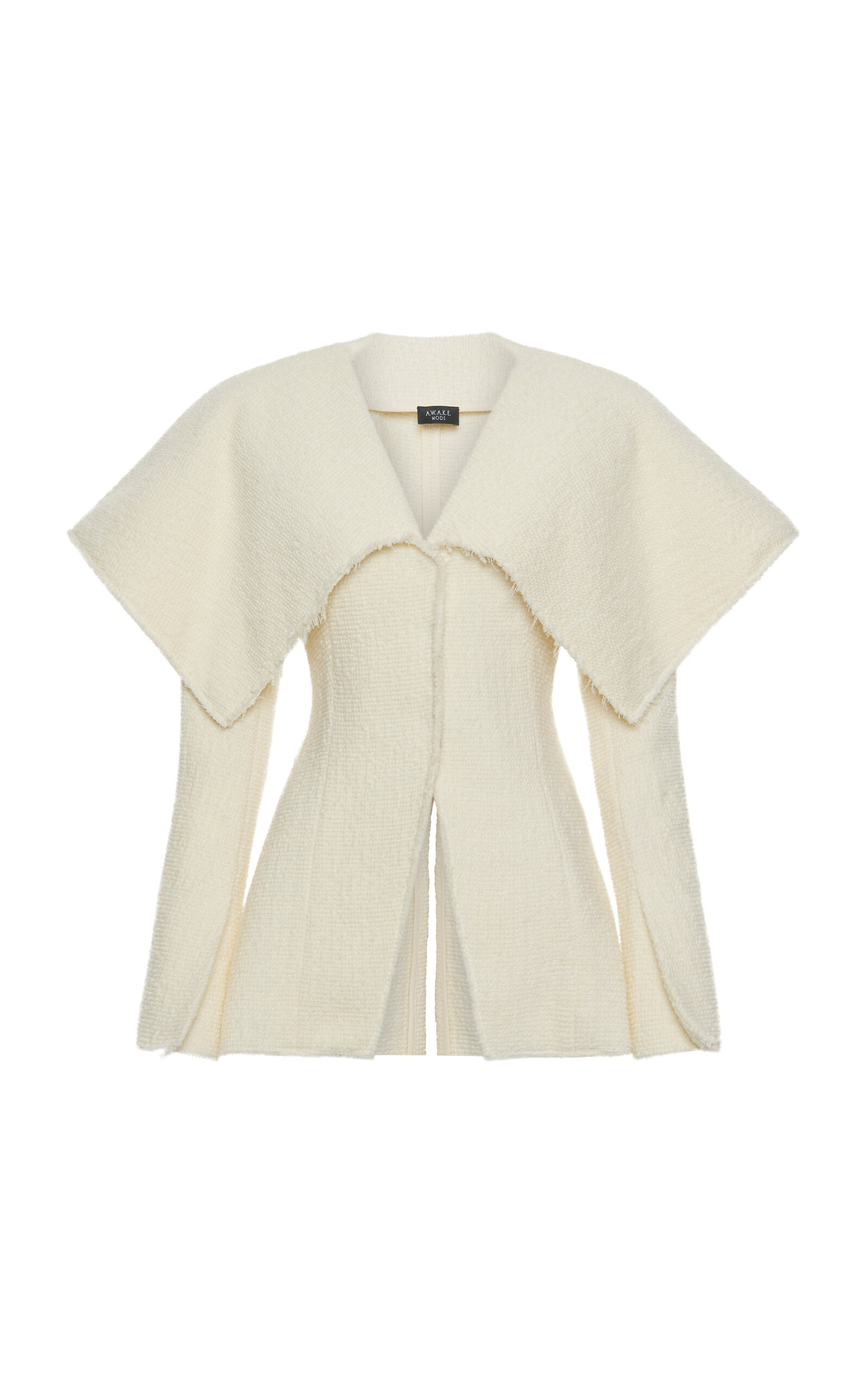 Collared Wool Blazer off-white - 1