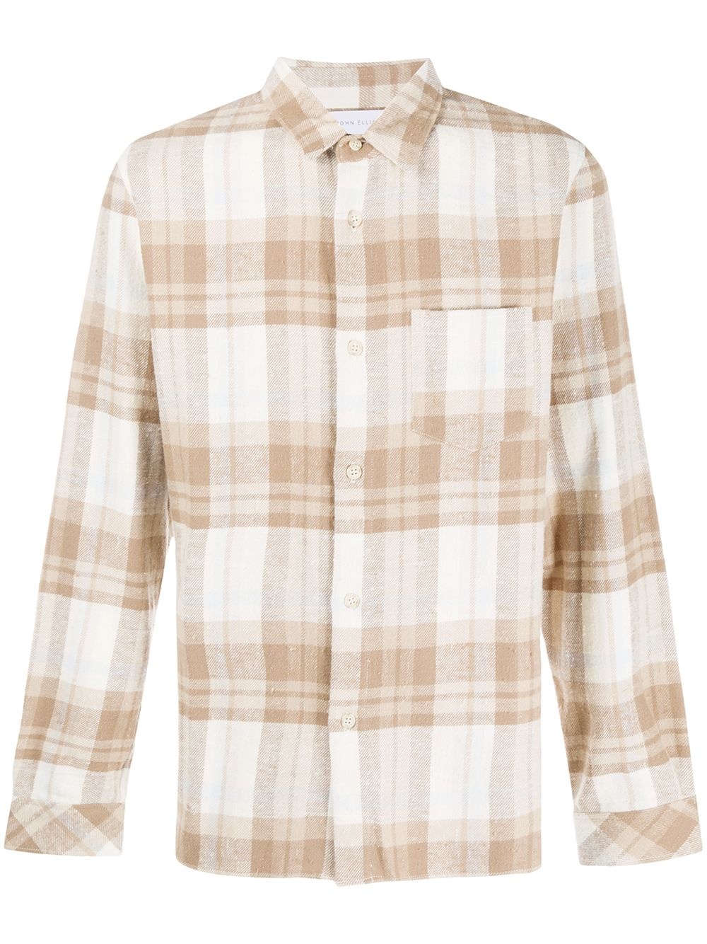 check button-down shirt - 1