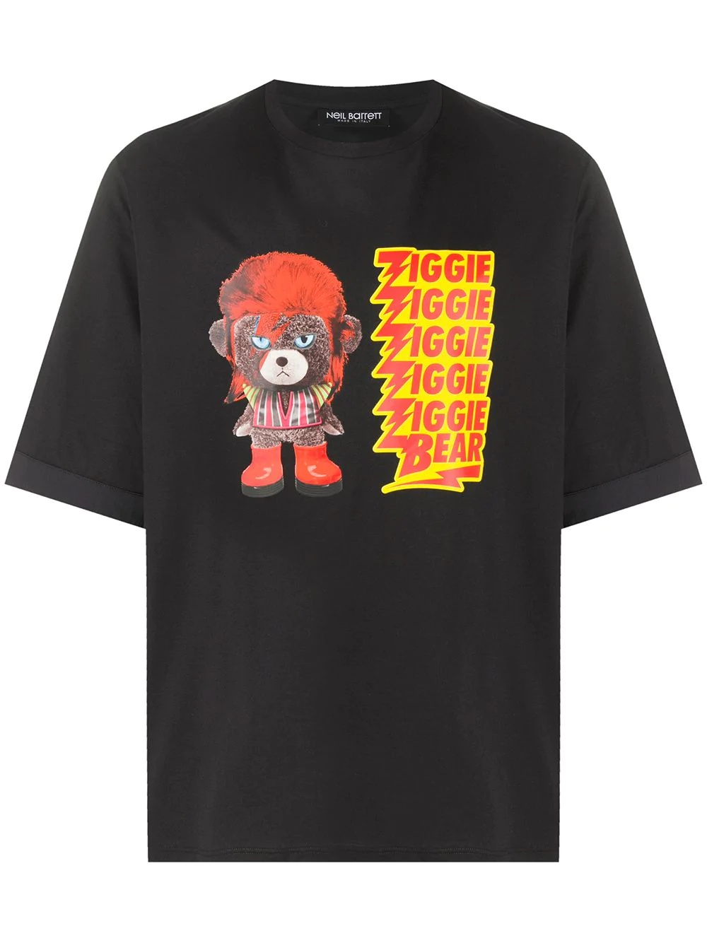 Ziggie bear print cotton T-shirt - 1