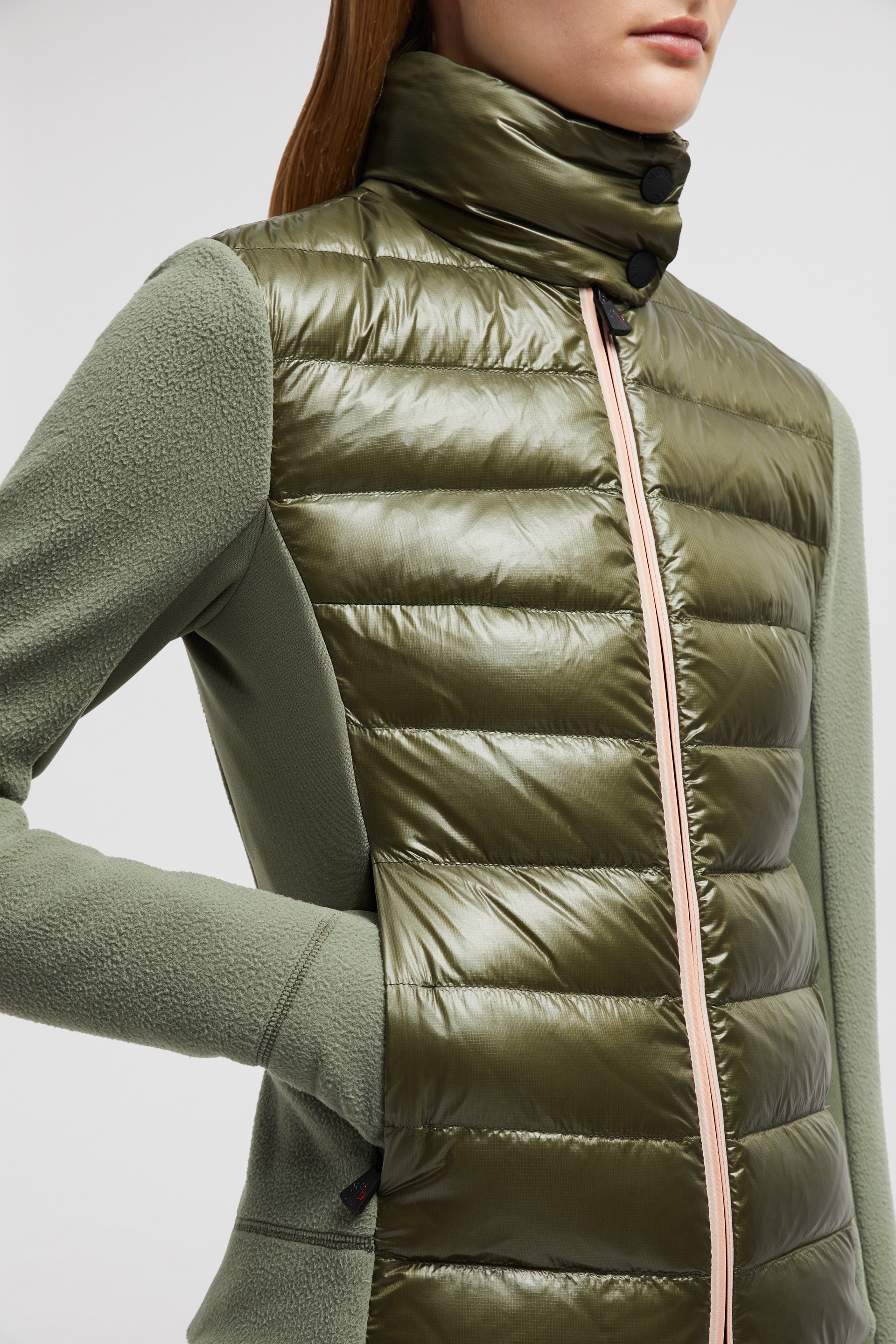 Padded Zip-Up Sweatshirt - 6