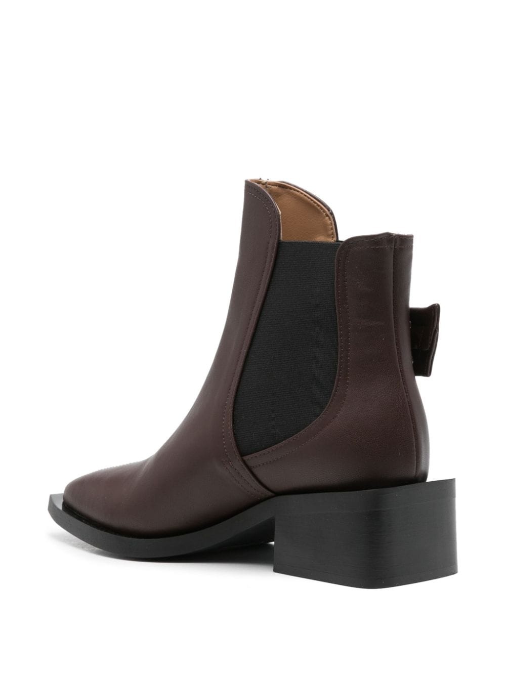 45mm buckle-detail leather boots - 3