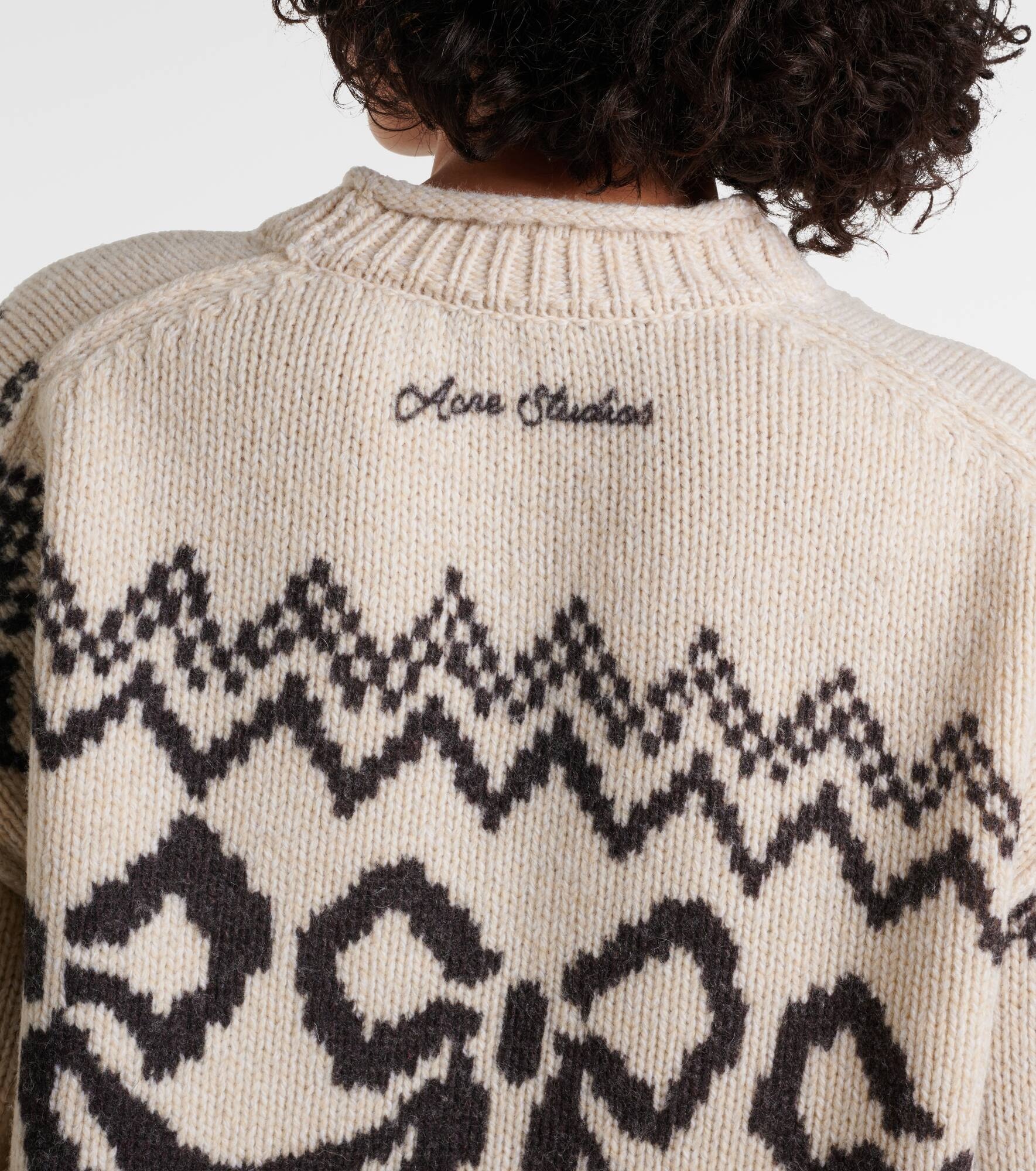 Wool-blend jacquard sweater - 6