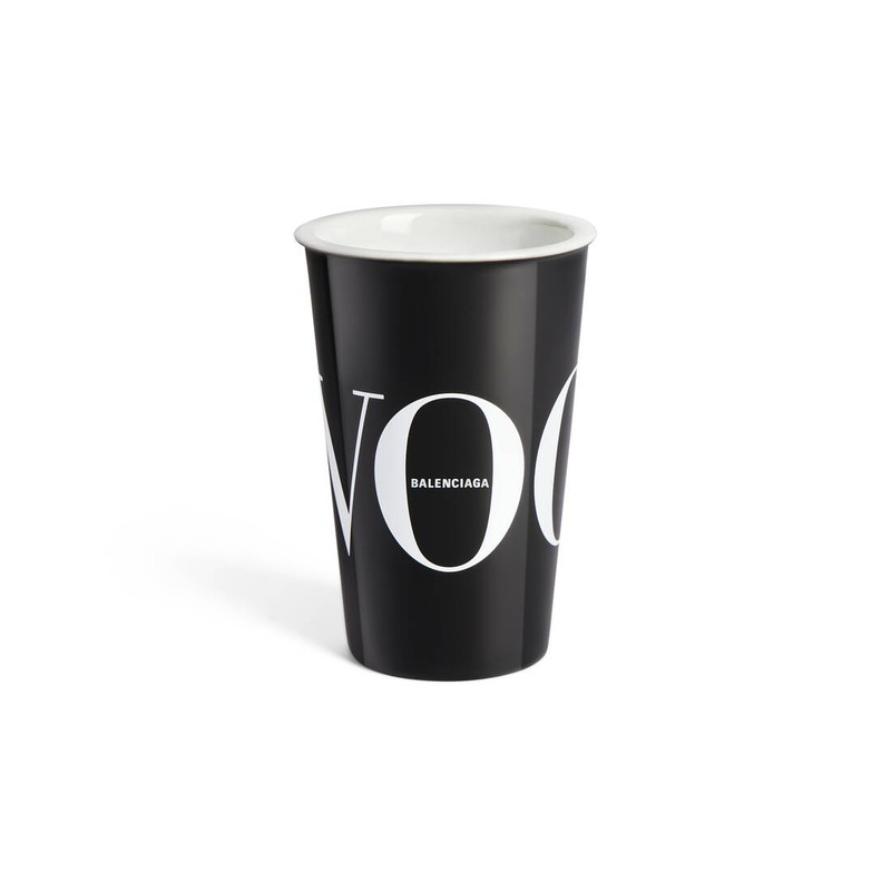 BALENCIAGA Balenciaga | Vogue Coffee Cup in Black outlook
