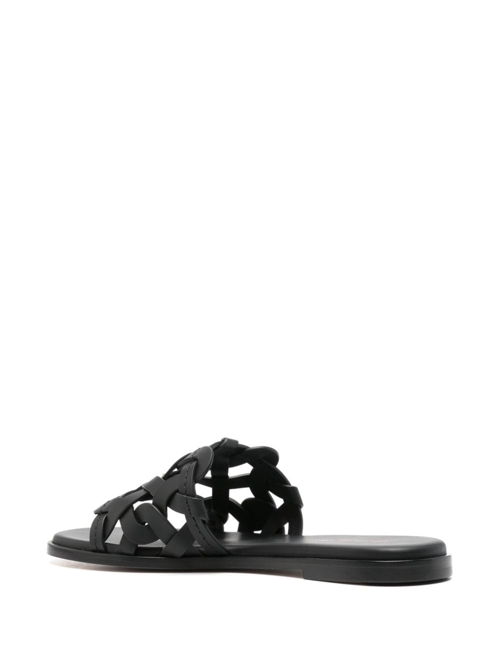 interwoven leather sandals - 3