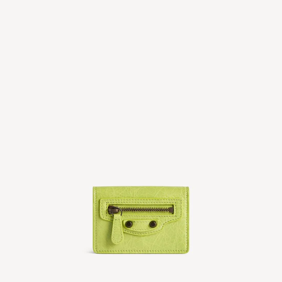 Women's Le City Mini Wallet in Pistache - 1