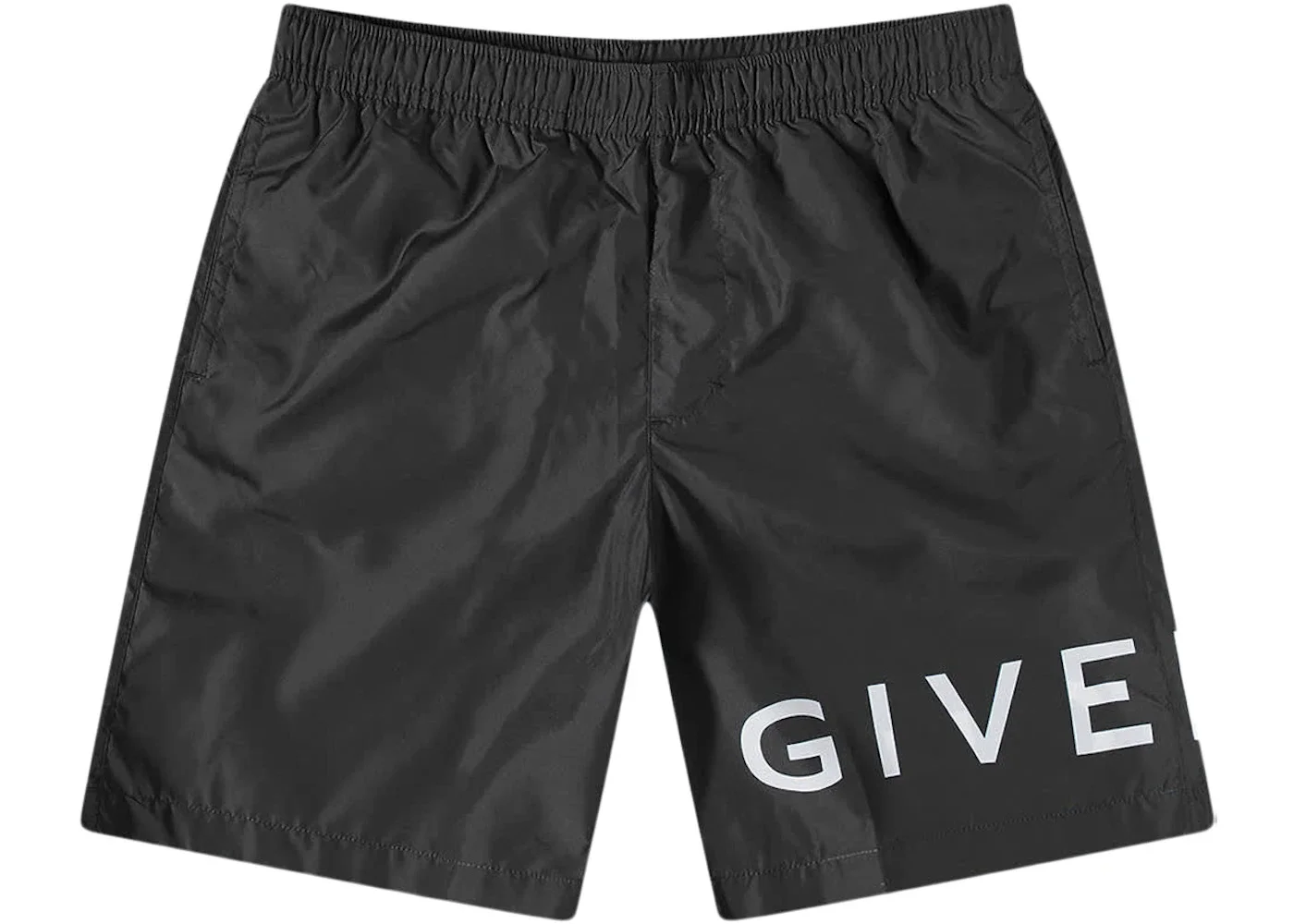 Givenchy Logo Swim Swim Shorts Black/White - 1