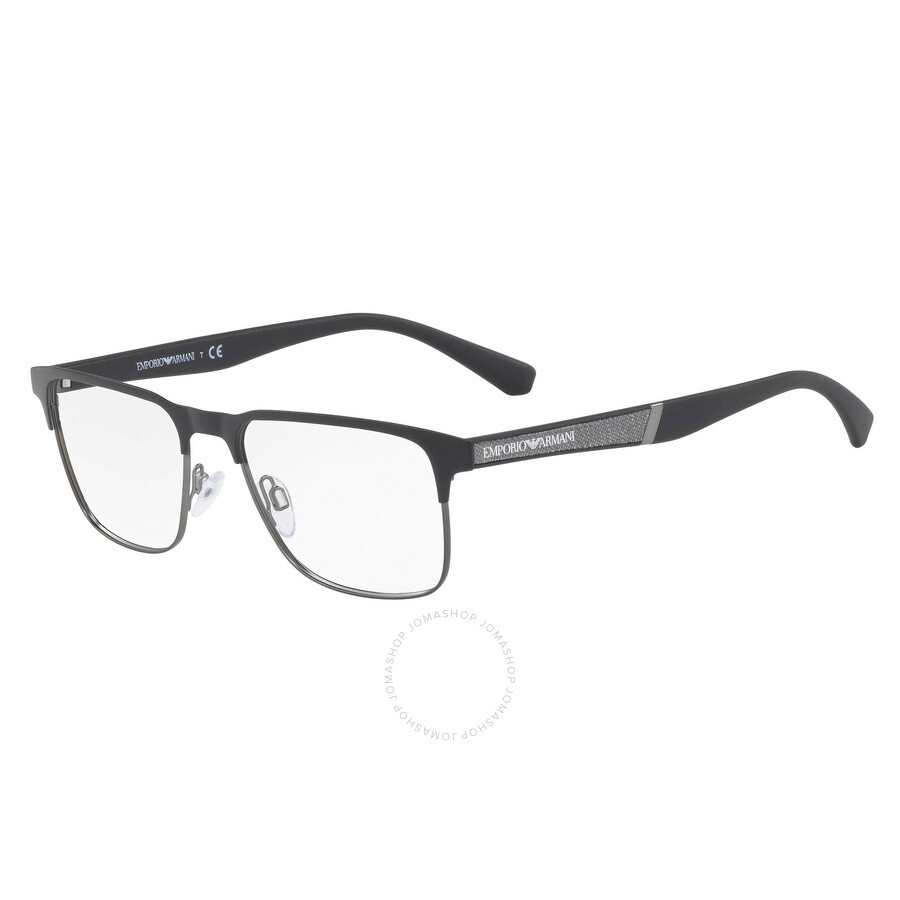 Emporio Armani Demo Rectangular Men's Eyeglasses EA1061 3001 55 - 1