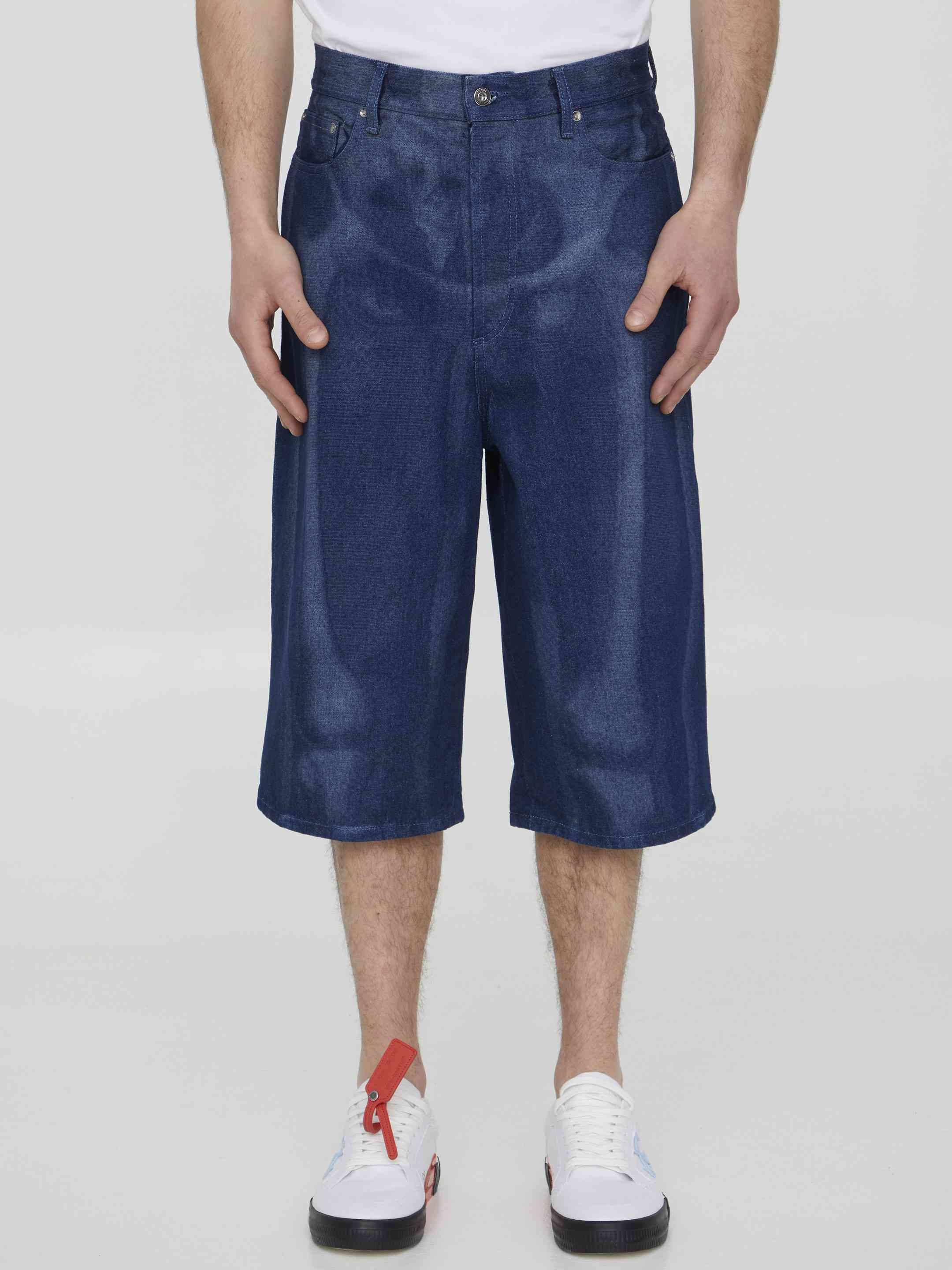 Off White Men Body Scan Bermuda Shorts - 1