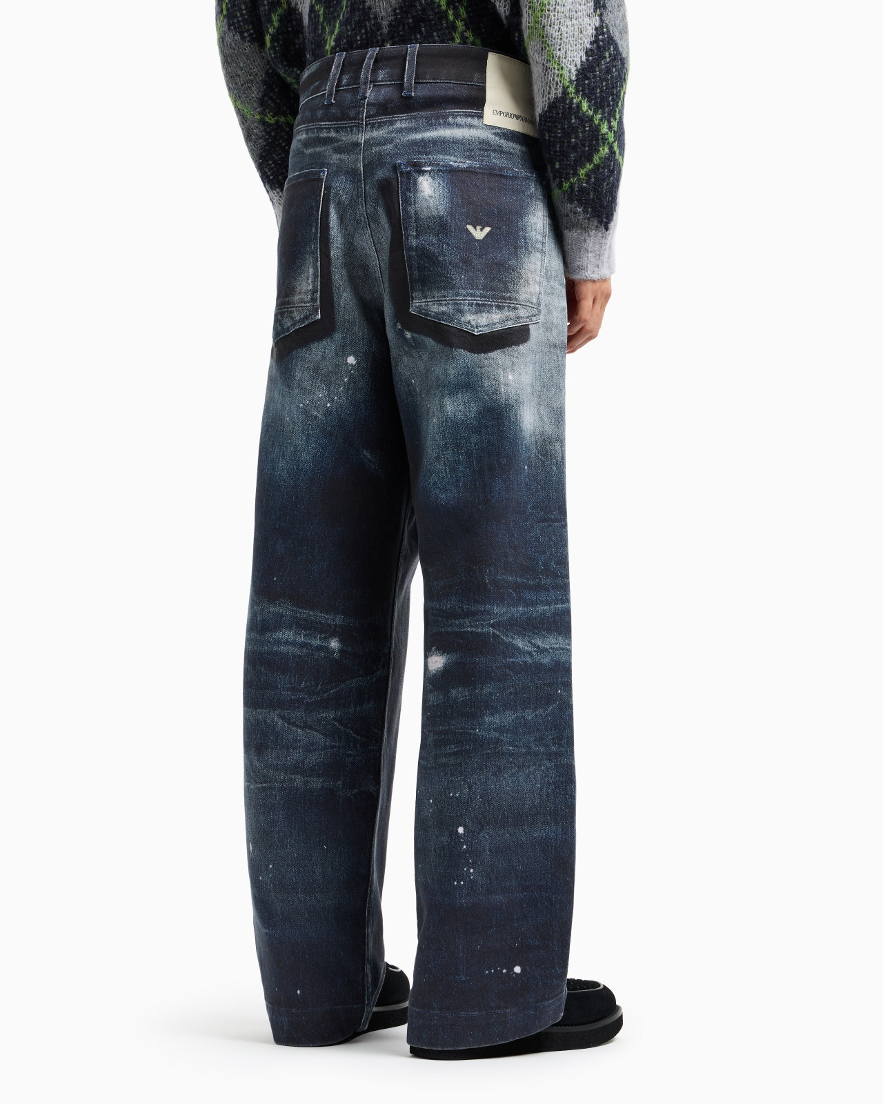 NEW YORK CAPSULE COLLECTION JEANS IN PRINTED ORGANIC DRILL - 3
