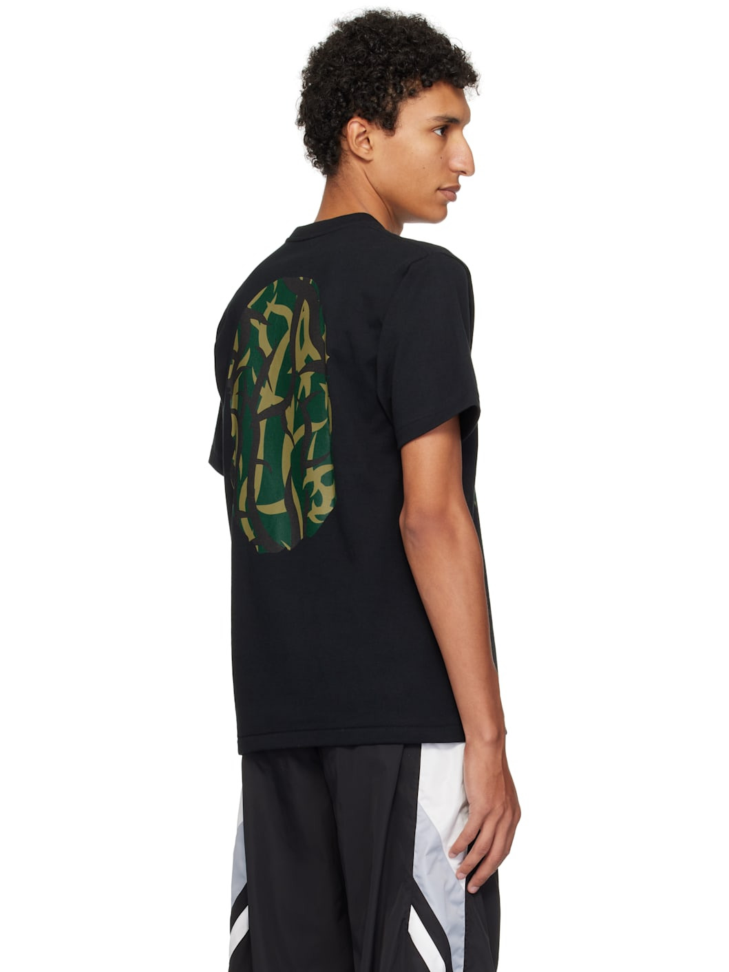 Black Trial Camo Big Ape Head T-shirt - 3