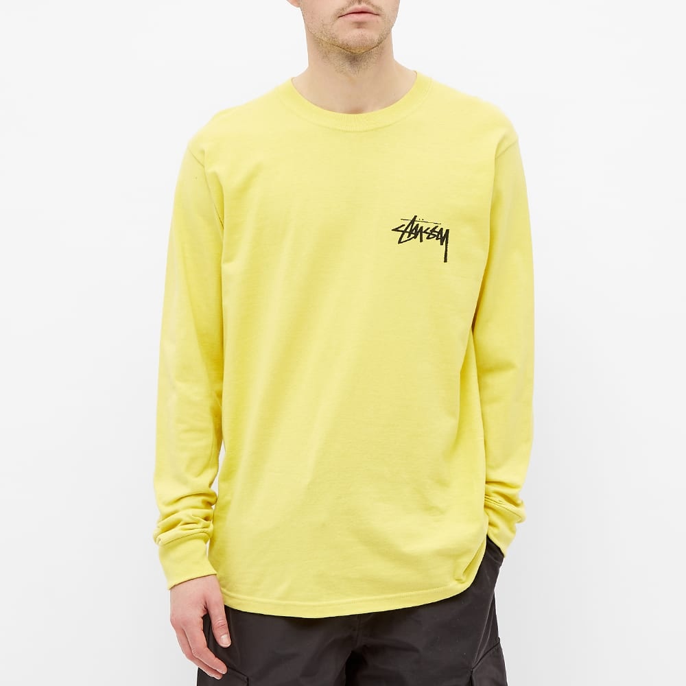 Stussy Long Sleeve Peace & Love Tee - 4