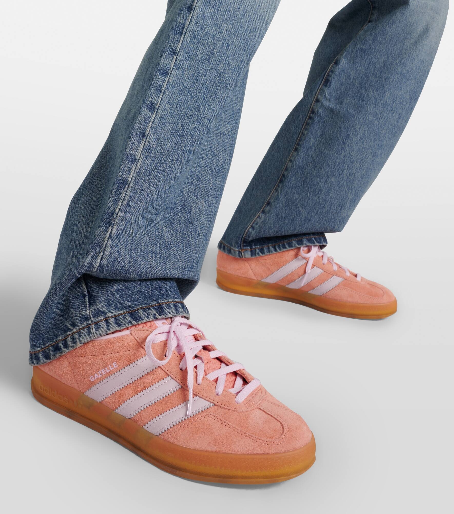 Gazelle suede sneakers - 4