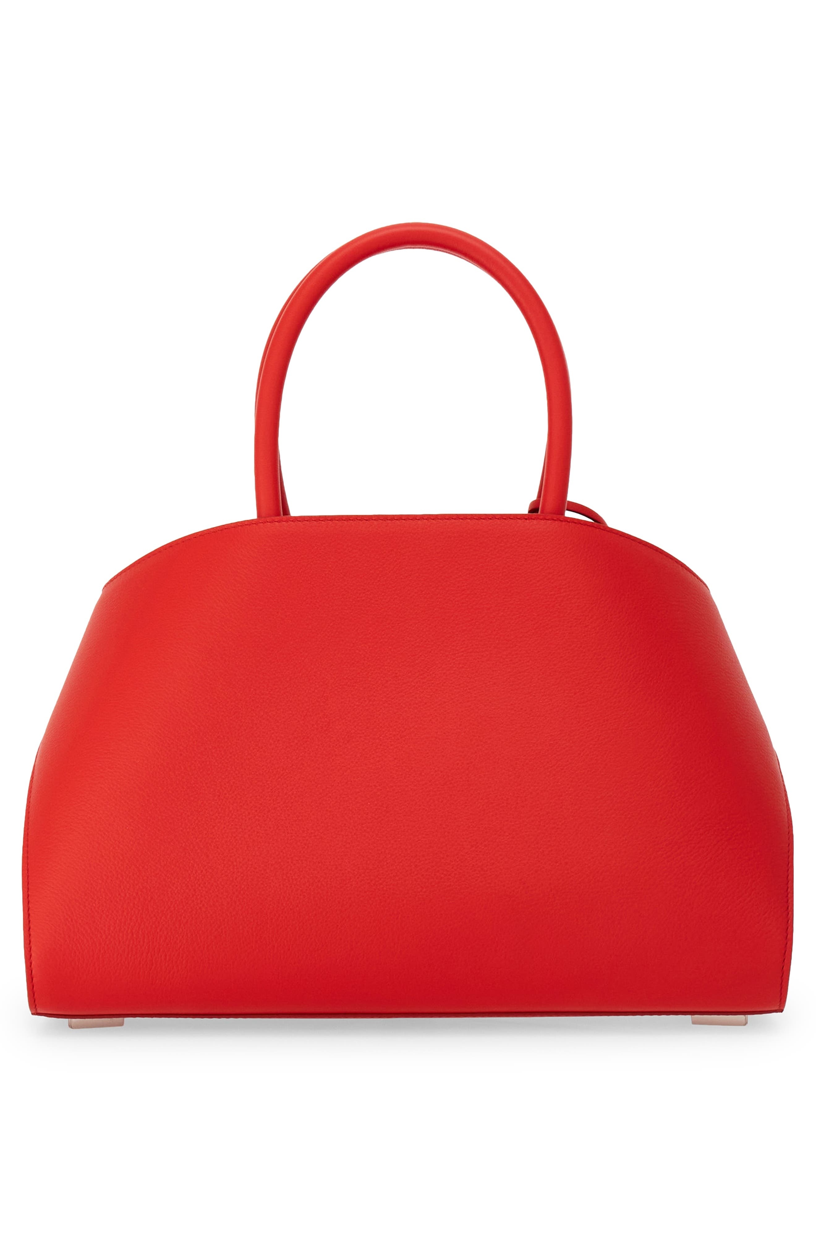 FERRAGAMO Hug Small Leather Top-Handle Bag in Flame Red at Nordstrom - 3