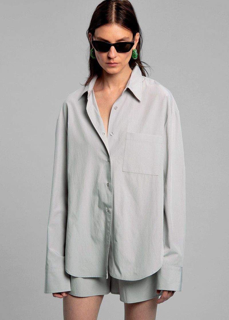 Lui Organic Cotton Shirt - Ice 7