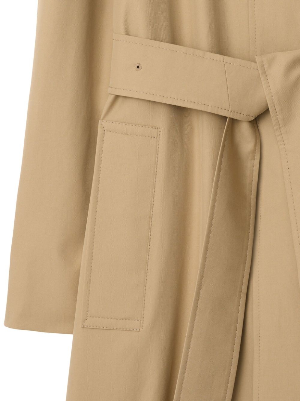 long gabardine car coat - 5