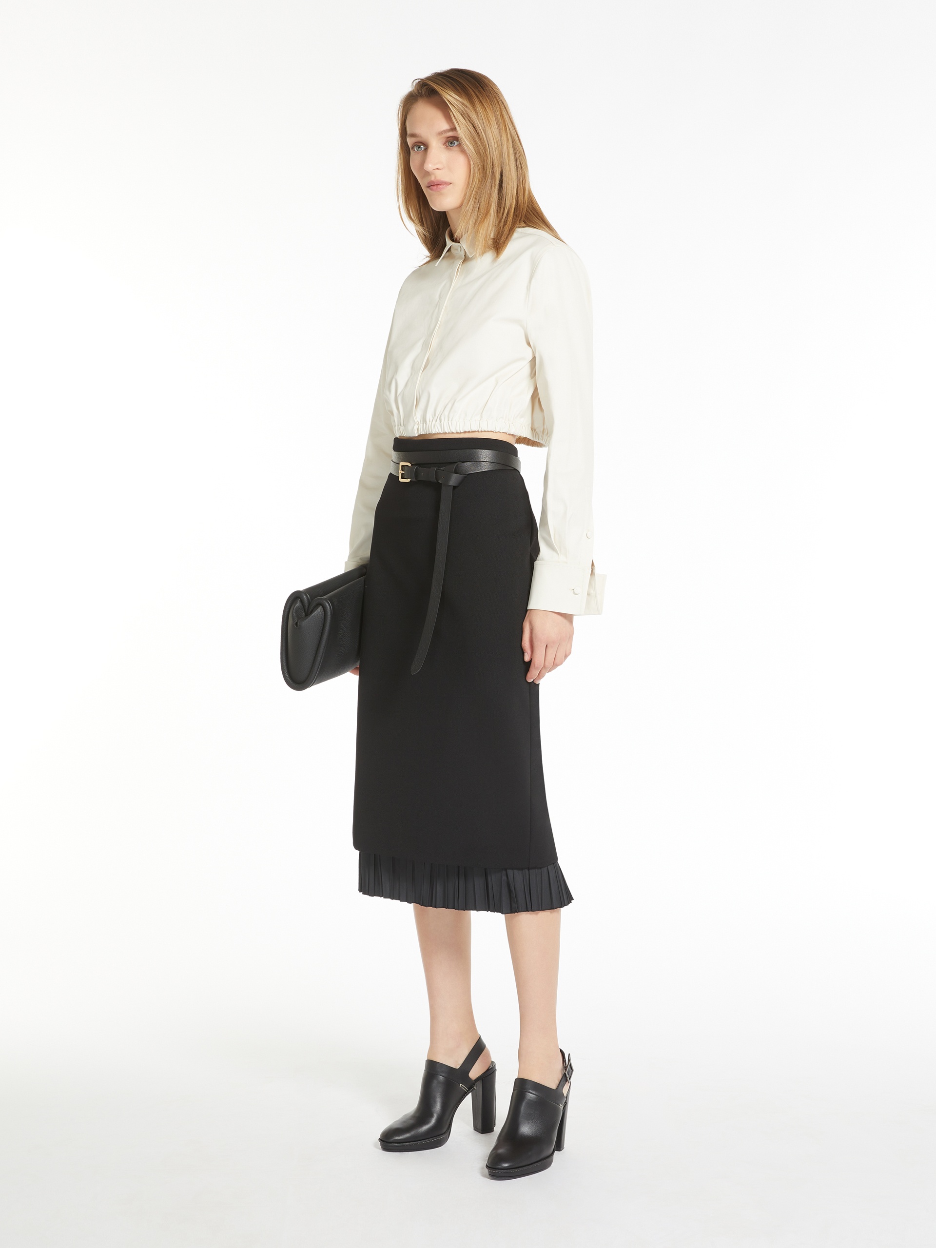 FELICE Stretch jersey skirt - 2