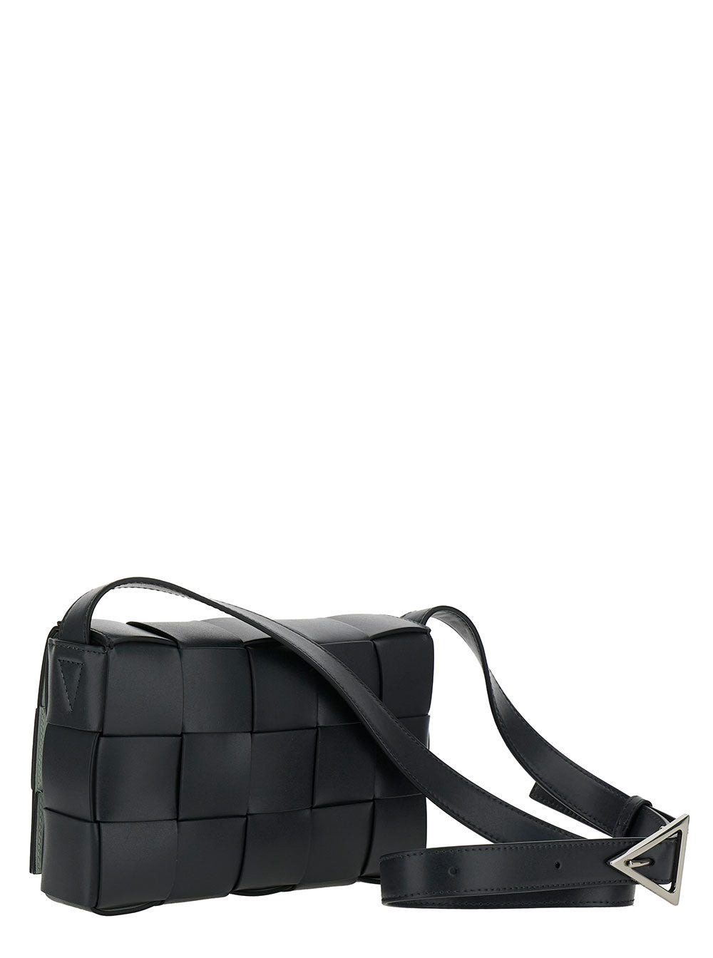 Bottega Veneta Men 'Casette' Black Medium Cross Body Bag In Leather Man - 2