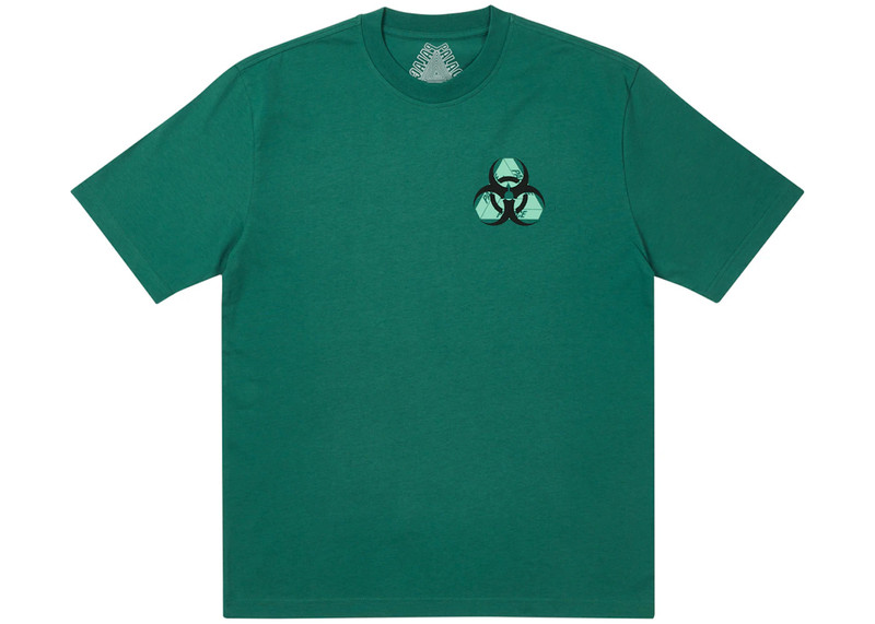 PALACE Palace Bio Hazard T-shirt Green outlook