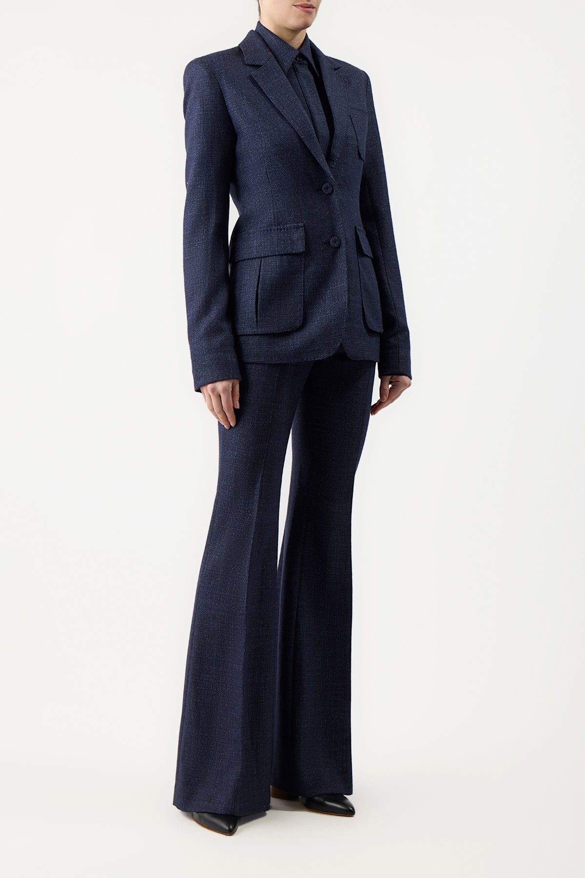 Louisa Blazer in Virgin Wool - 3