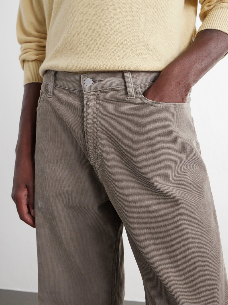 Straight-Leg Cotton-Corduroy Trousers 5