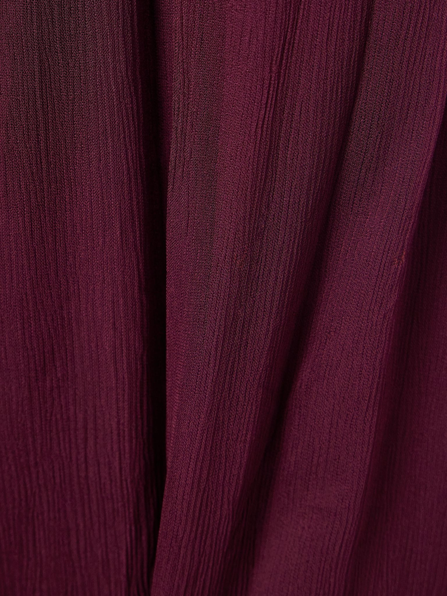 Camilla scarf-detailed crepon maxi dress Crimson - 4