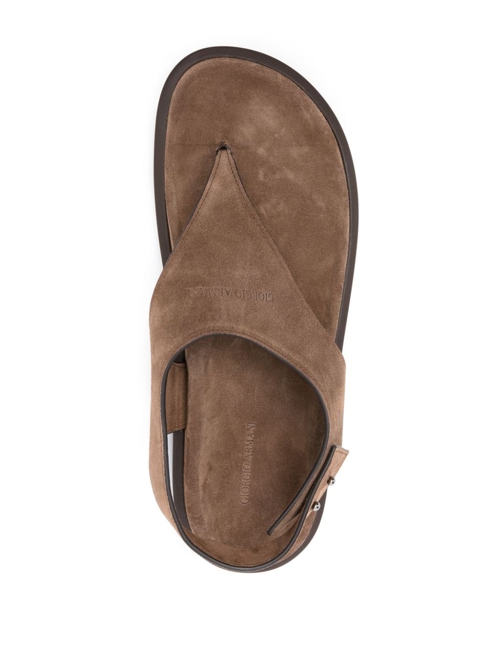 sling-back suede sandals - 4