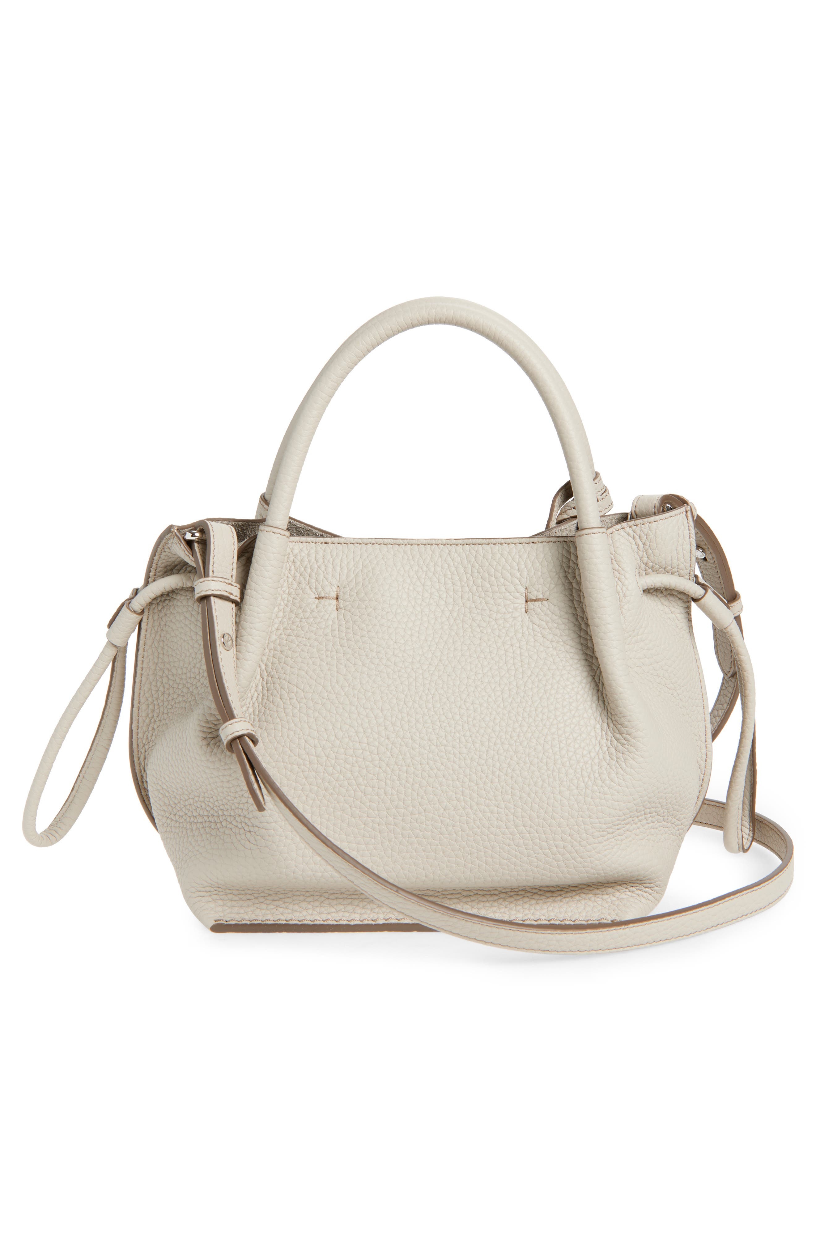 Tod's Small Buz Leather Bucket Bag in Mastice at Nordstrom - 4
