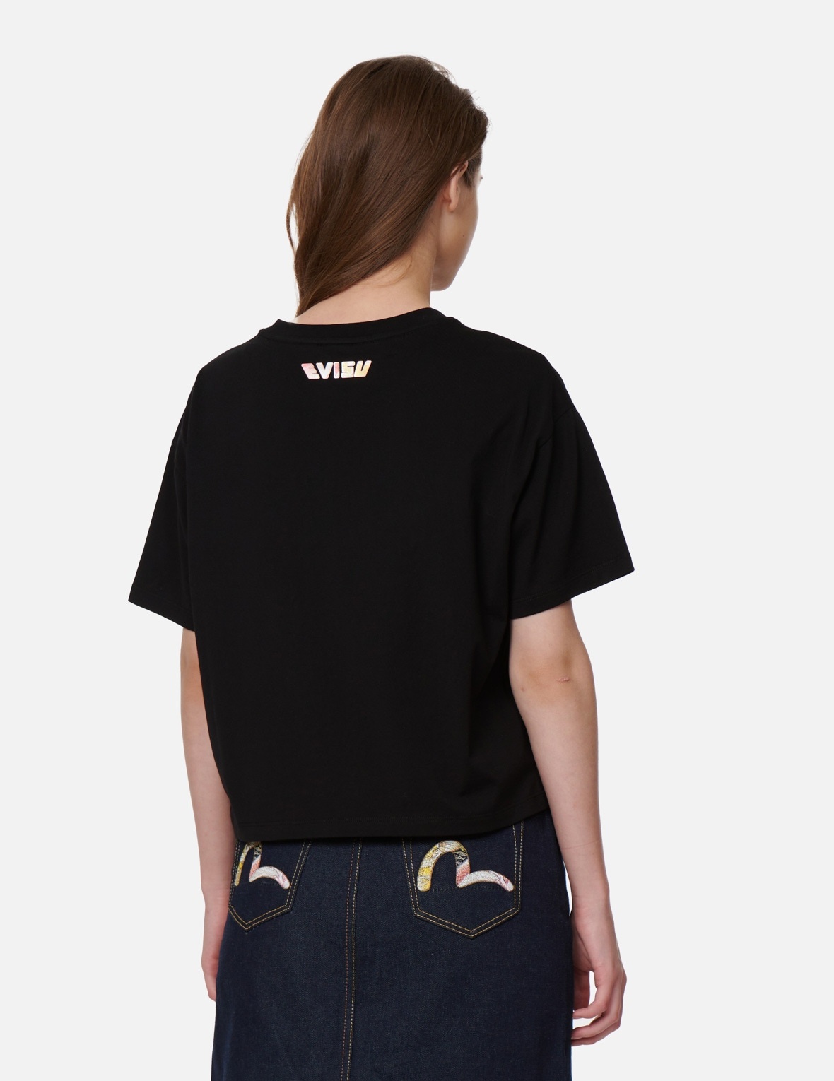 JAPANESE-PATTERN SEAGULL PRINT T-SHIRT - 8