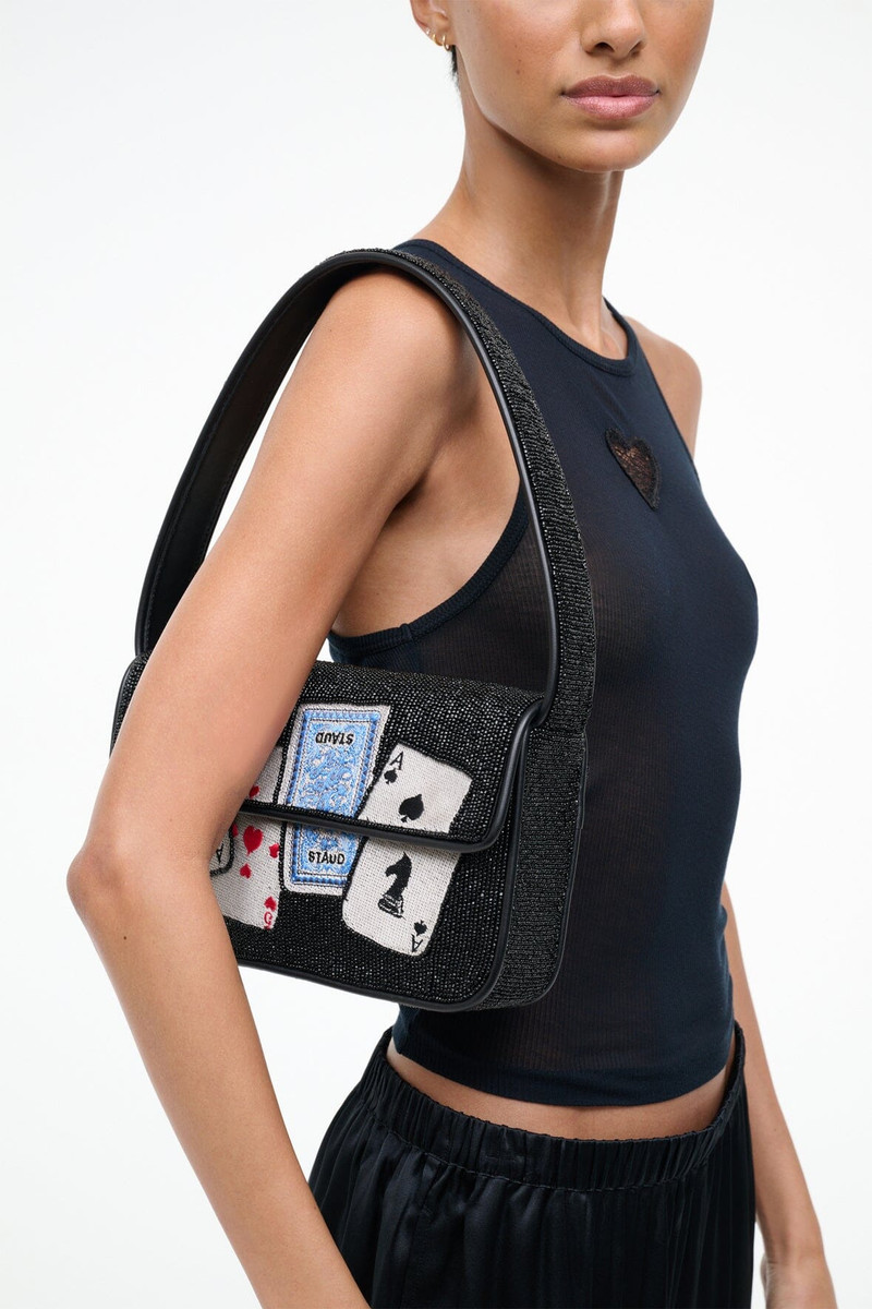 STAUD STAUD TOMMY BEADED BAG HOUSE OF CARDS outlook