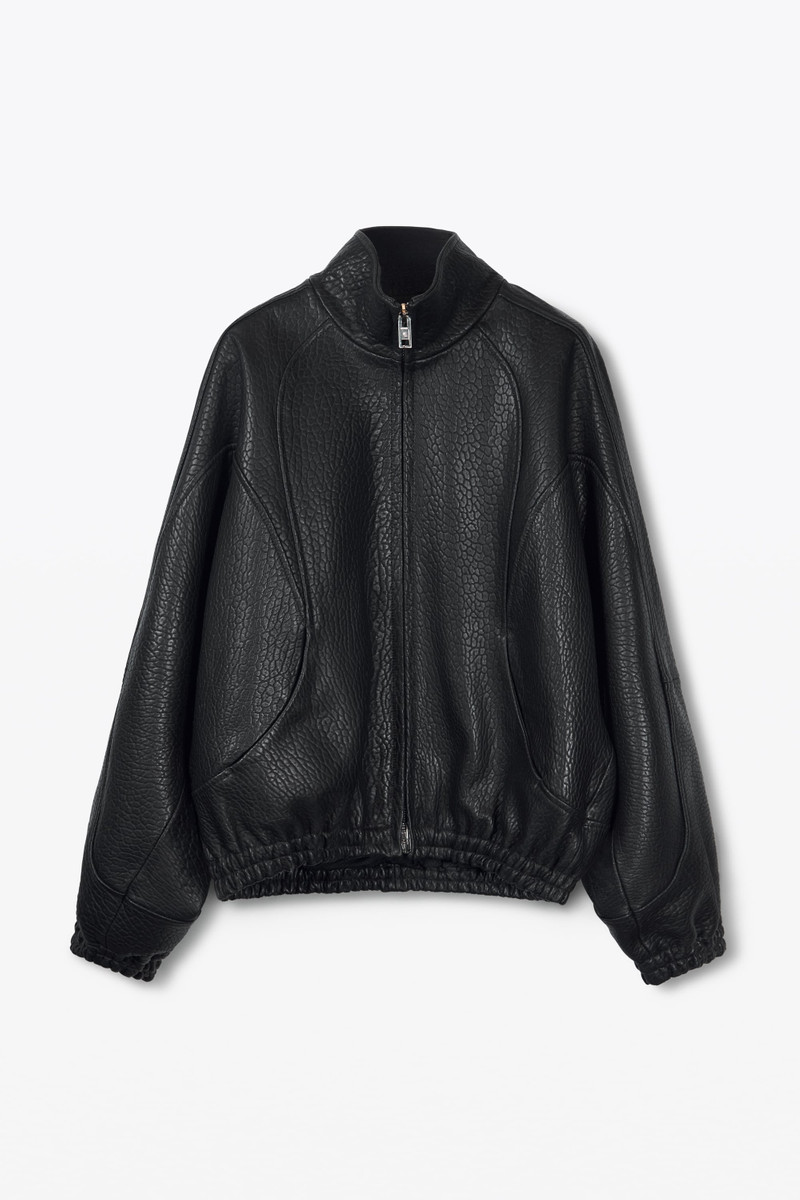 Track Jacket in Primal Lambskin Leather 1