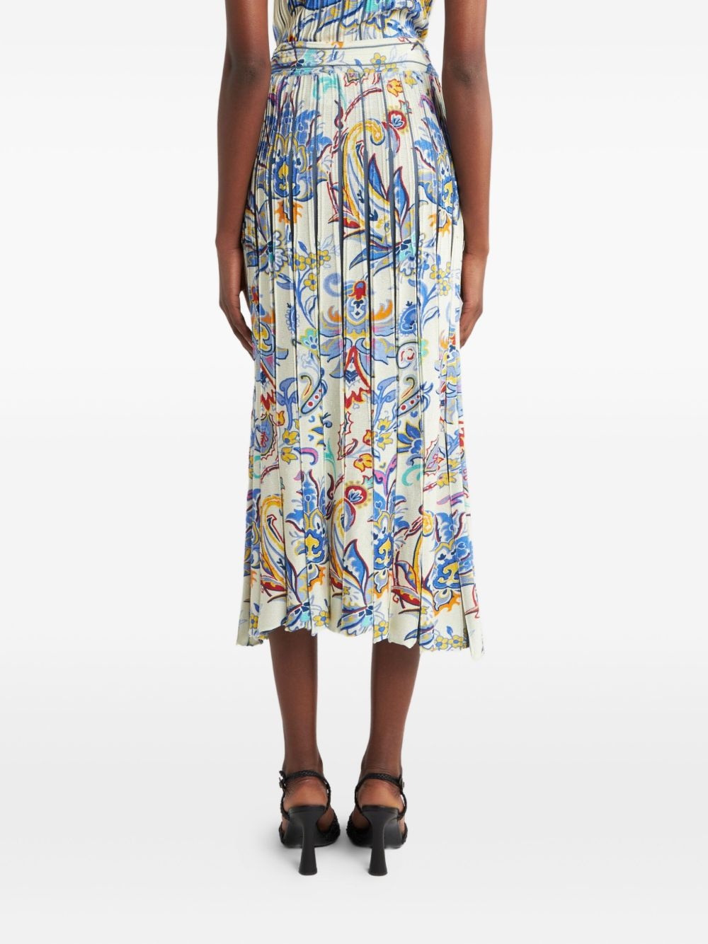 printed midi skirt - 4