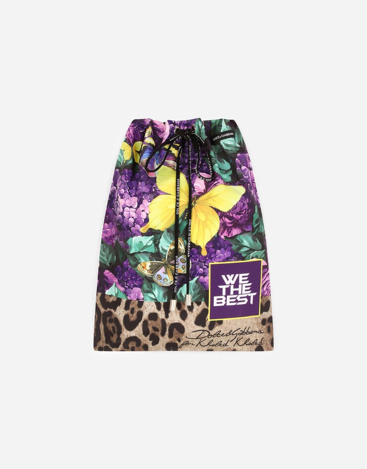 Short swim trunks with butterfly print - 6