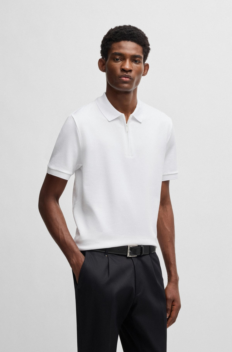 POLO SHIRT WITH SEERSUCKER STRUCTURE 2