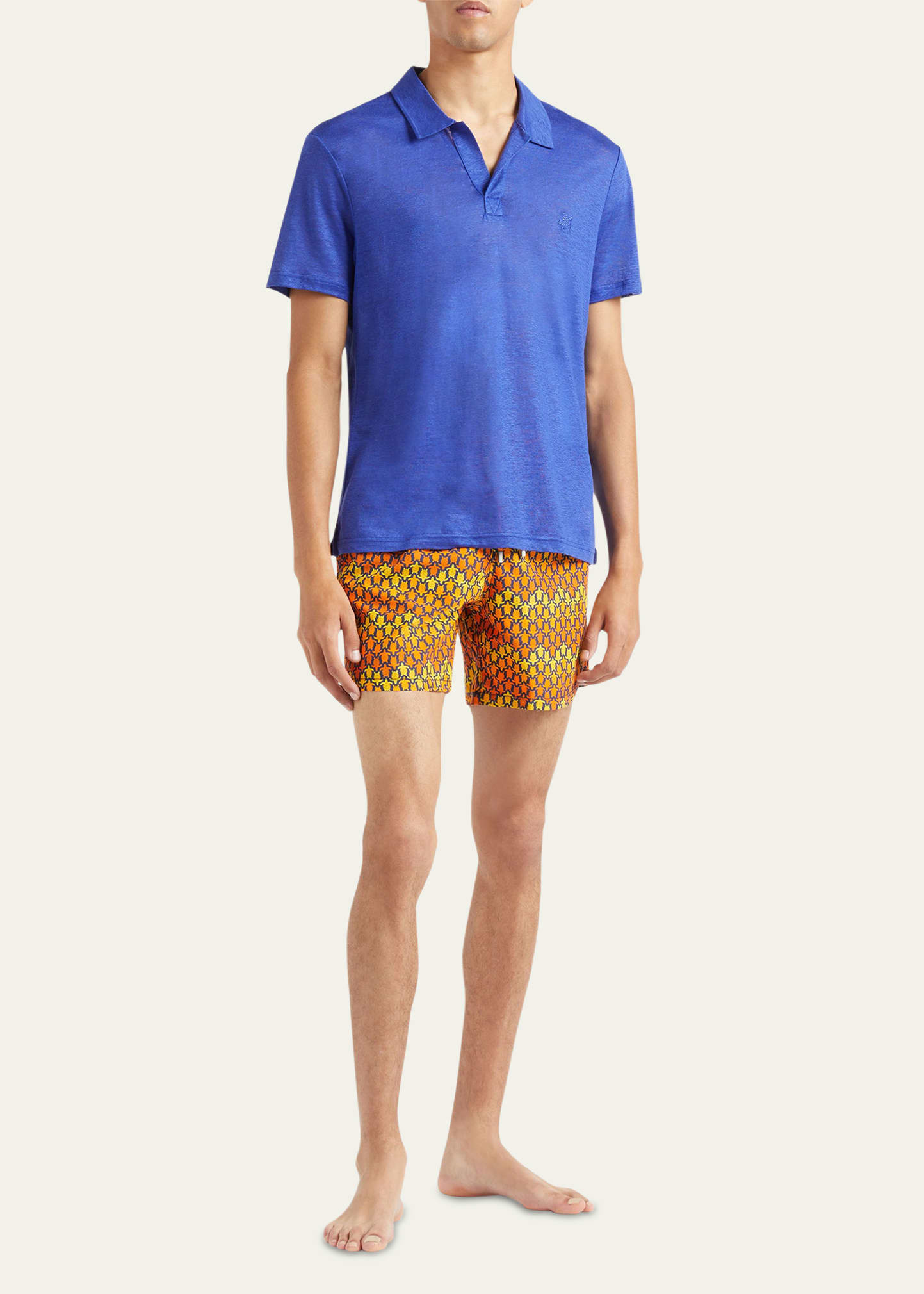Men's Pyramid Linen Polo Shirt - 2