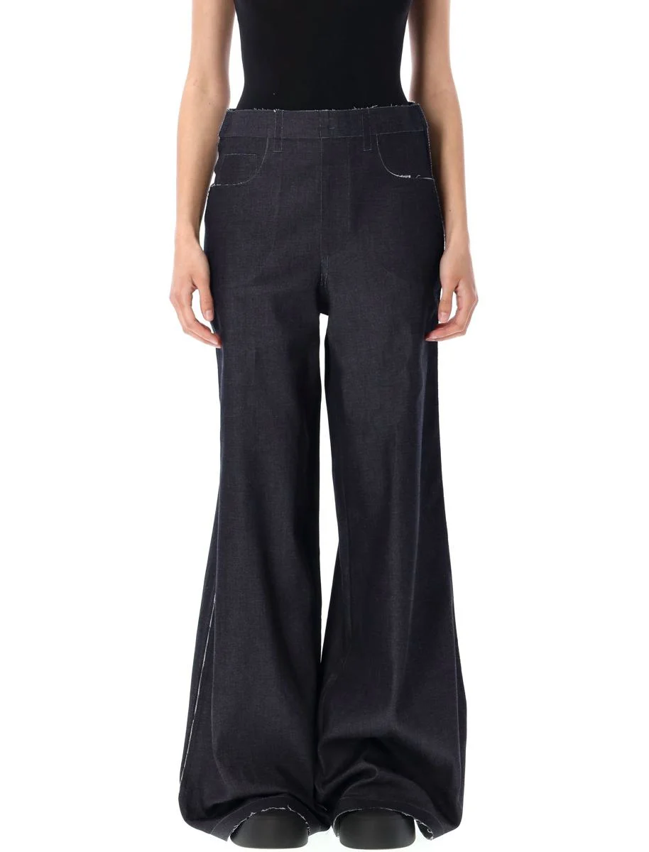 Marni Stretch Denim Trompe L'Oeil Trousers - 1